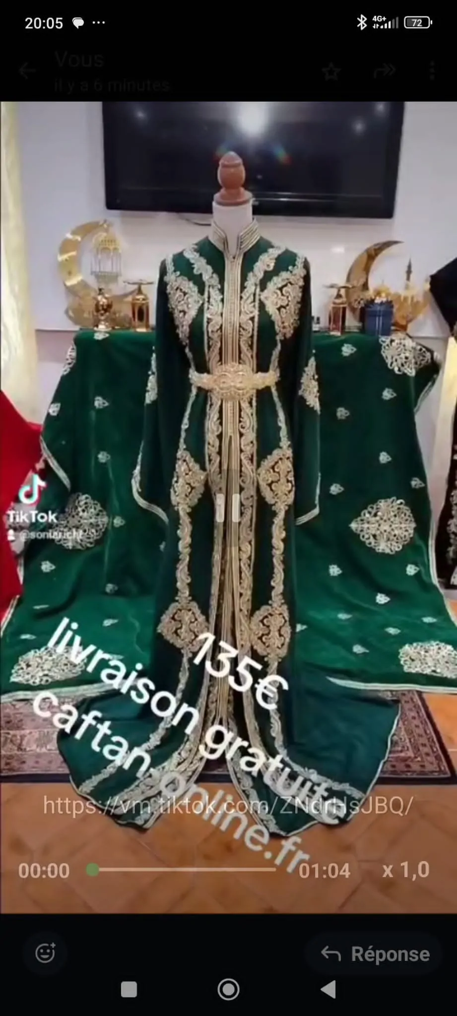 un caftan marocain plus galssa hena – Image 2