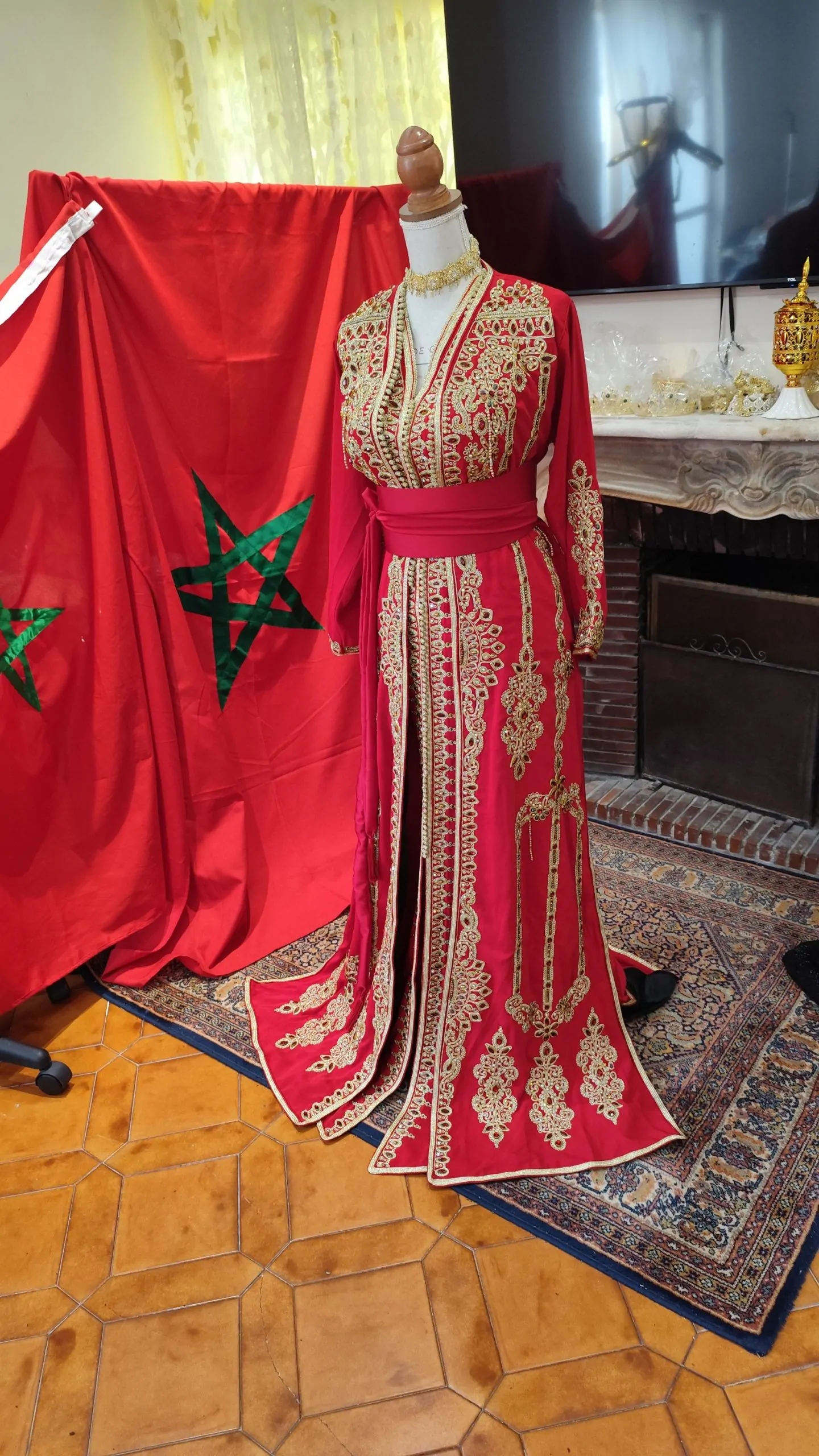 caftan marocain neuf doublé – Image 7