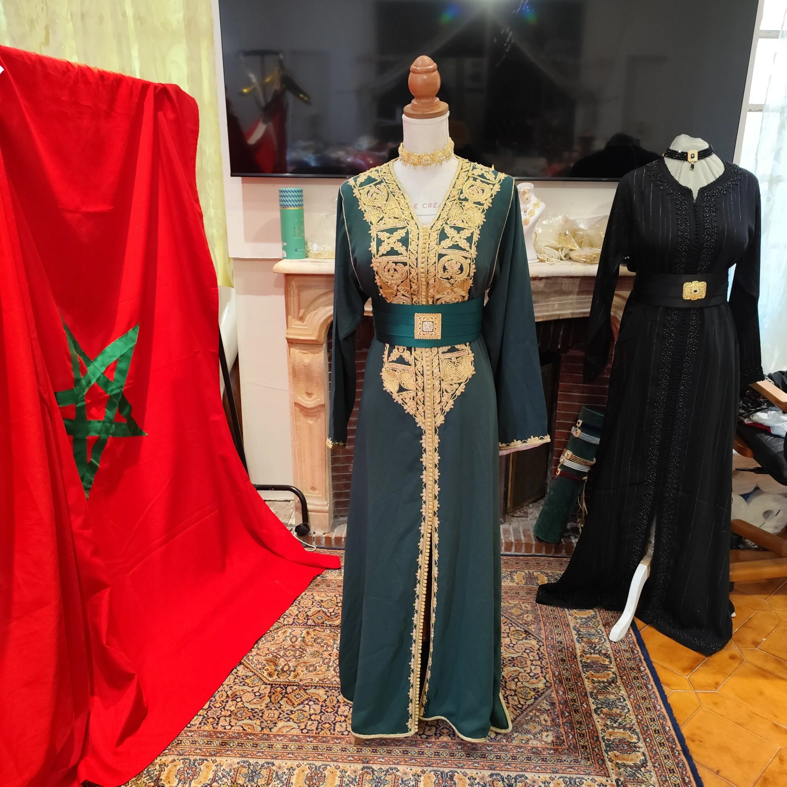 caftan marocain d occasion doublé