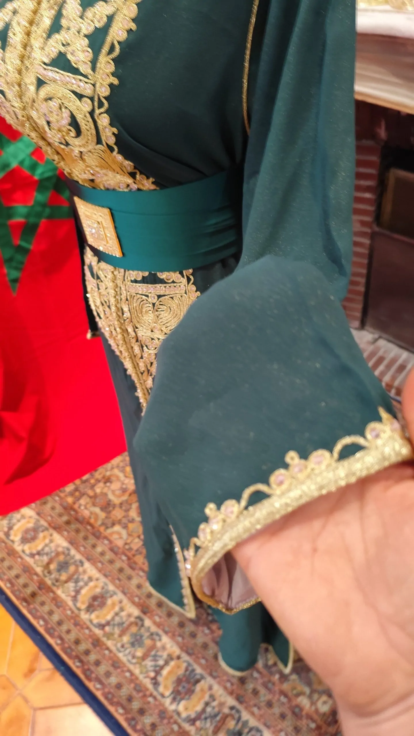 caftan marocain d occasion doublé – Image 7