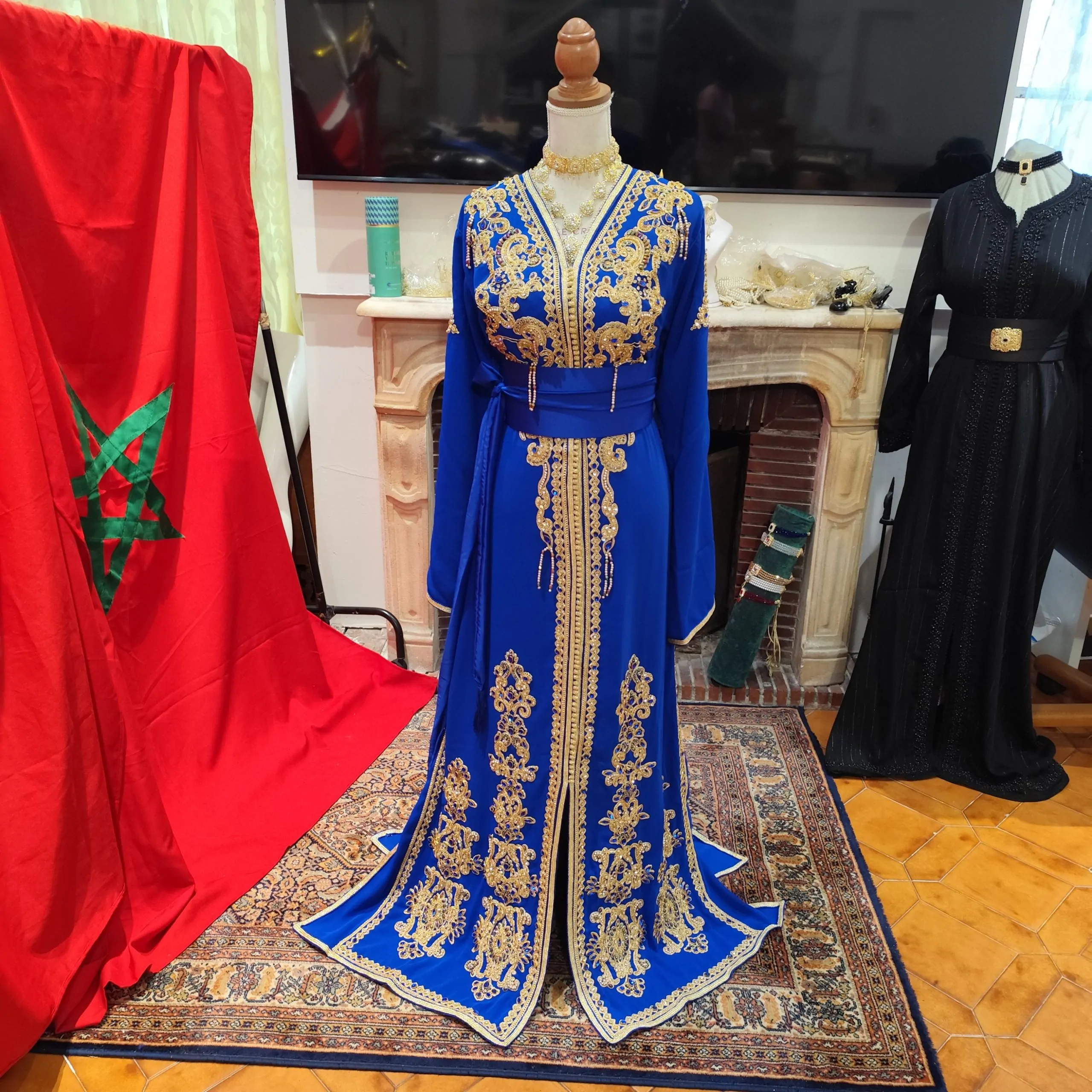 lot deux caftan marocain neuf grande taille – Image 11