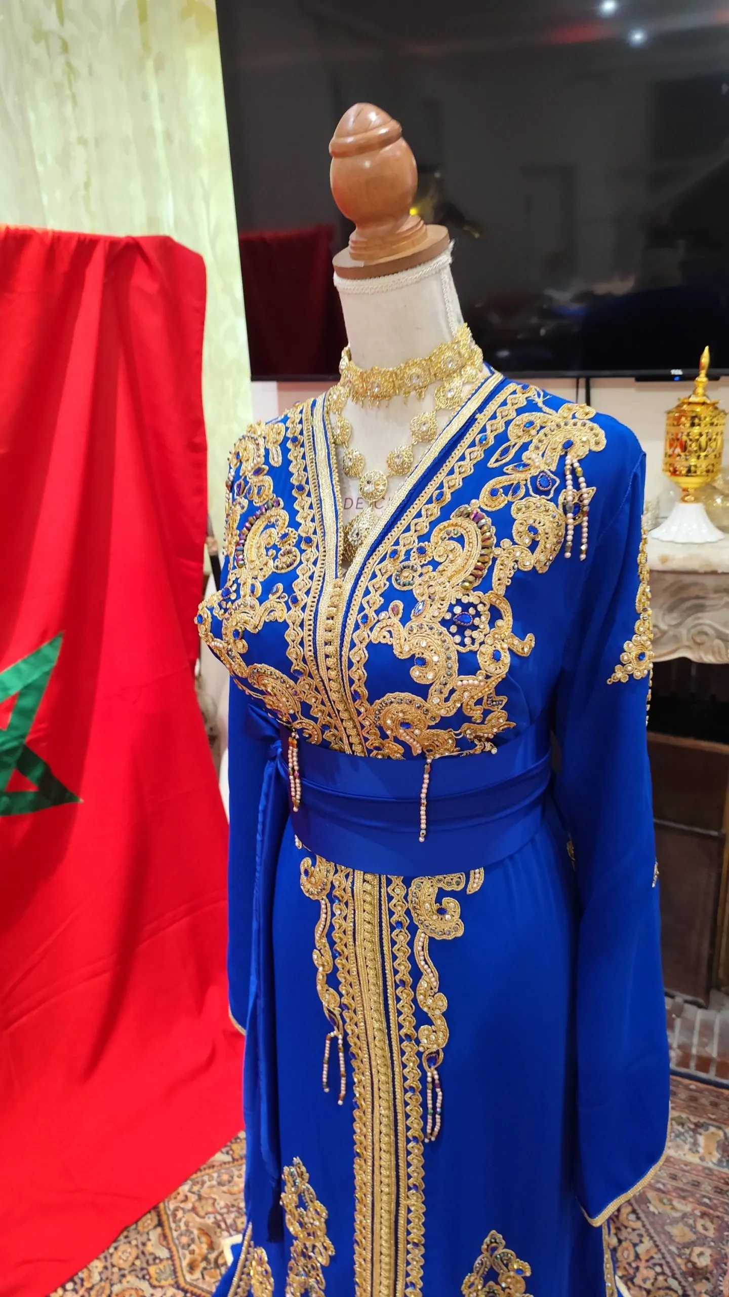 lot deux caftan marocain neuf grande taille – Image 2