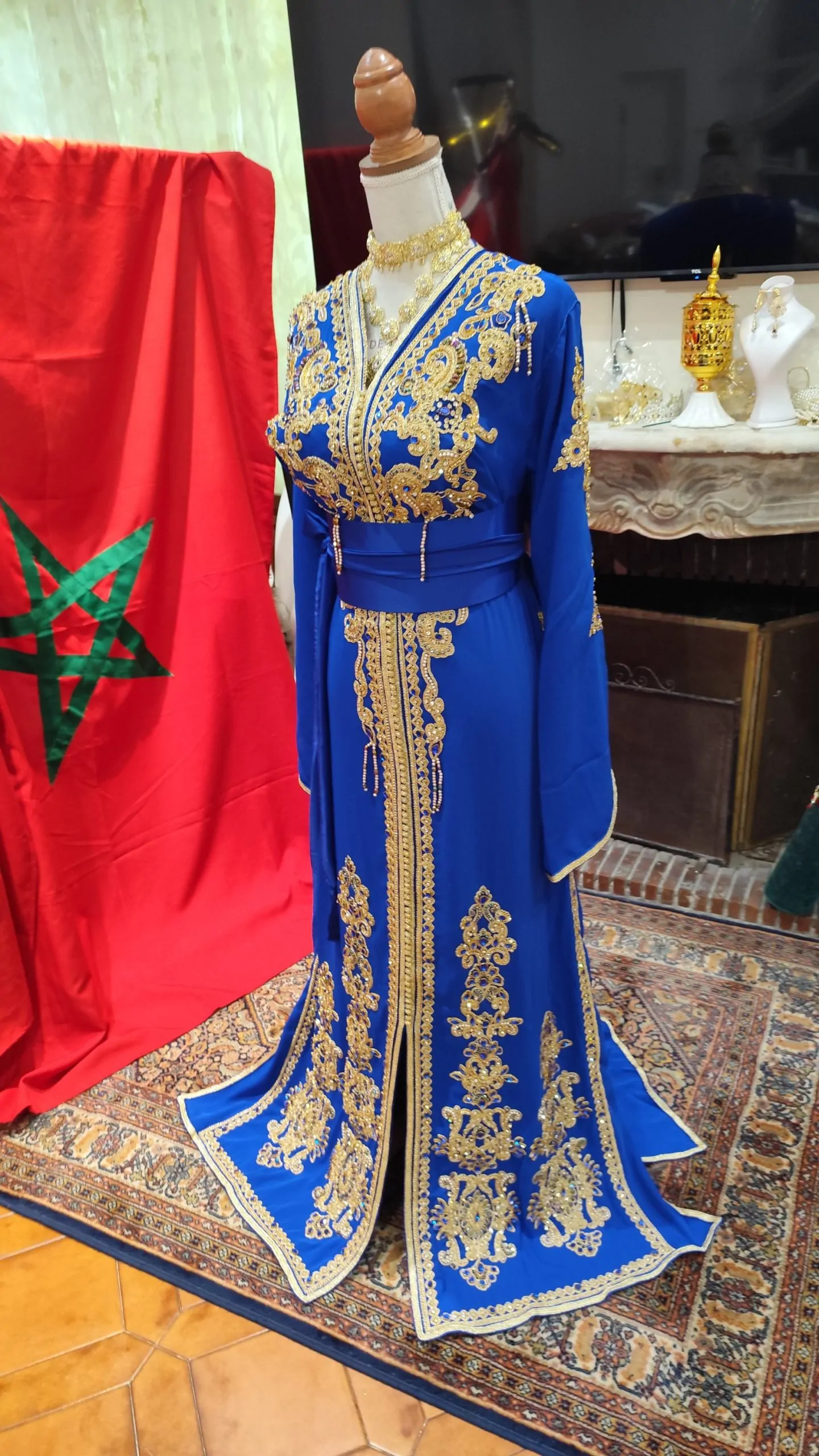 lot deux caftan marocain neuf grande taille – Image 6