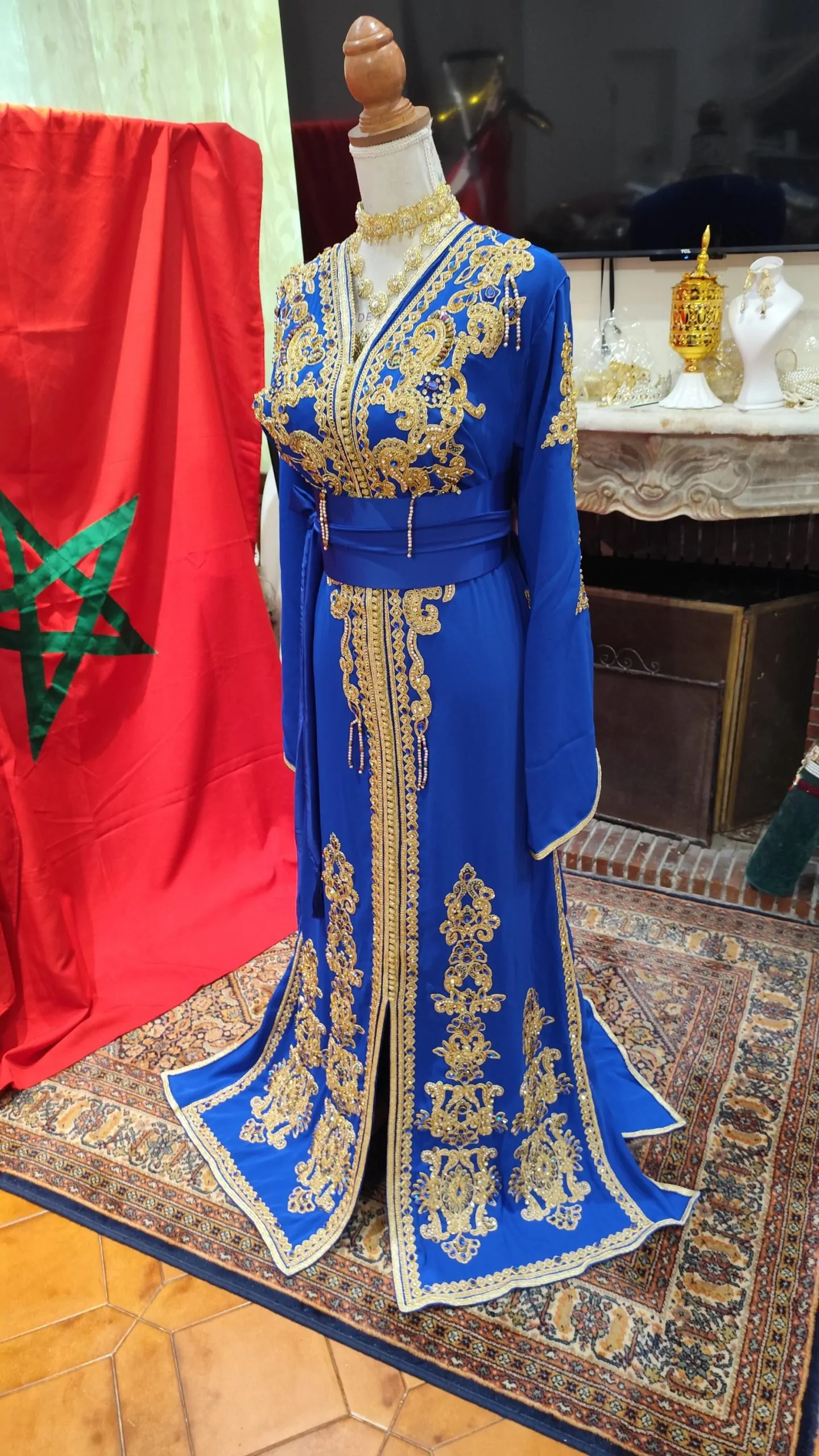 lot deux caftan marocain neuf grande taille – Image 5