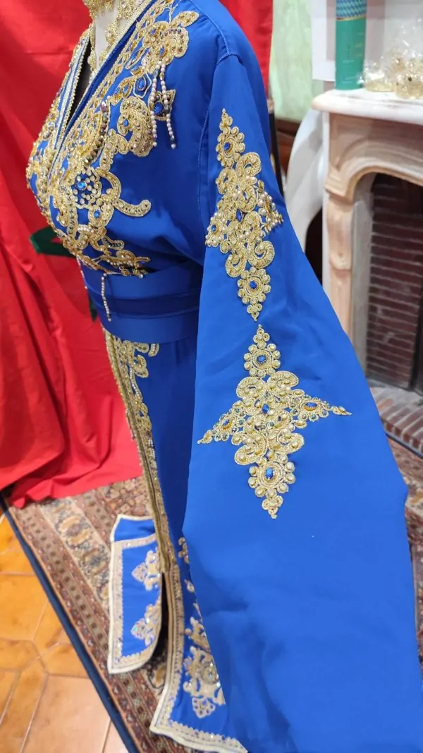 lot deux caftan marocain neuf grande taille — photo 8