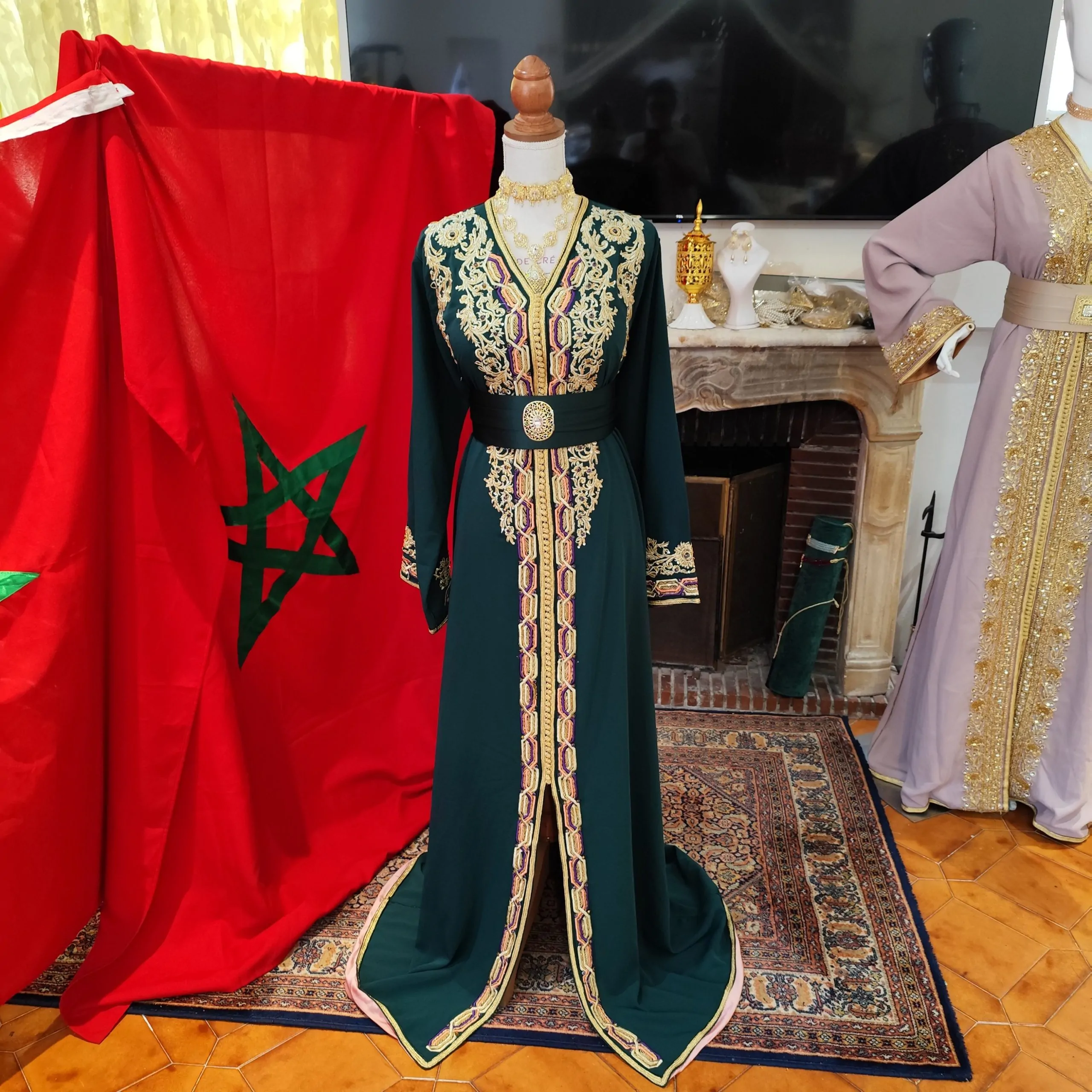 caftan marocain neuf doublé