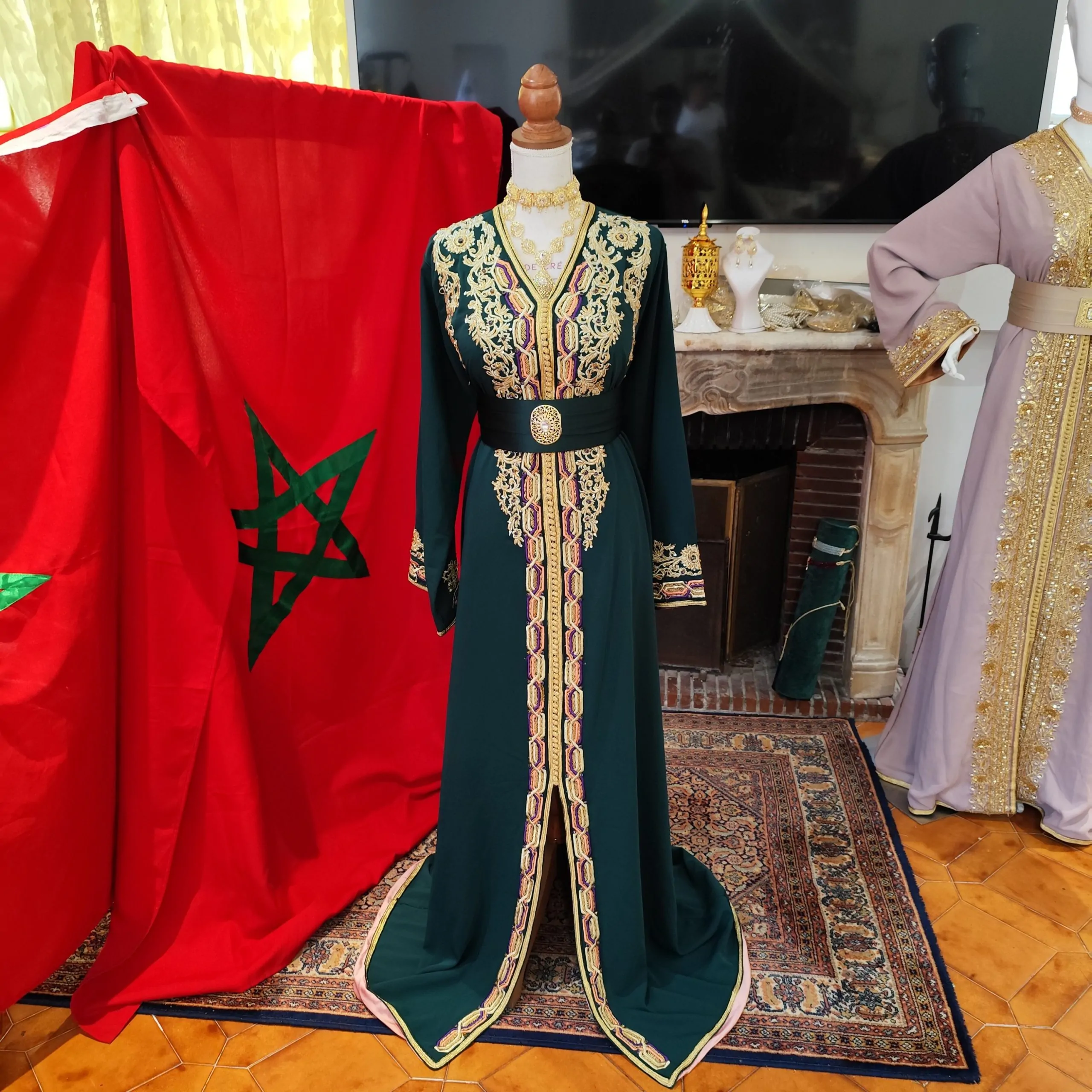 caftan marocain neuf doublé – Image 10