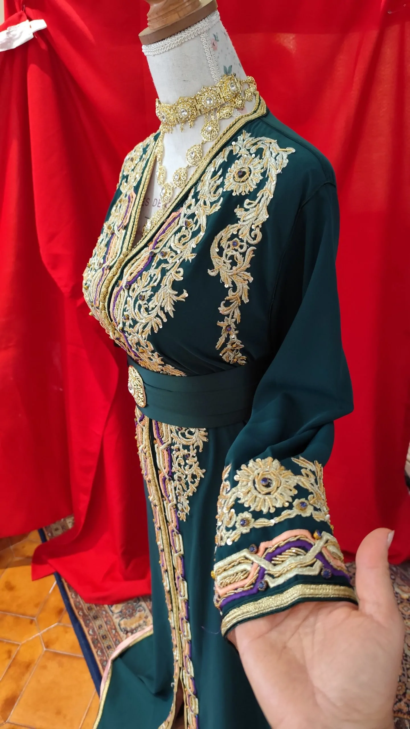 caftan marocain neuf doublé – Image 6
