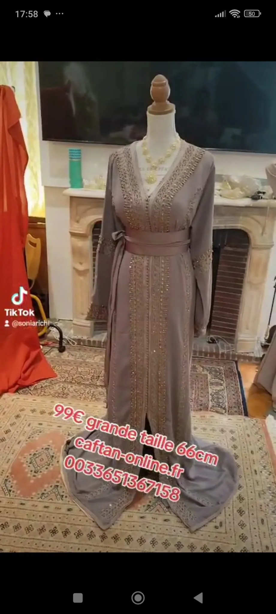 lot Caftan marocain