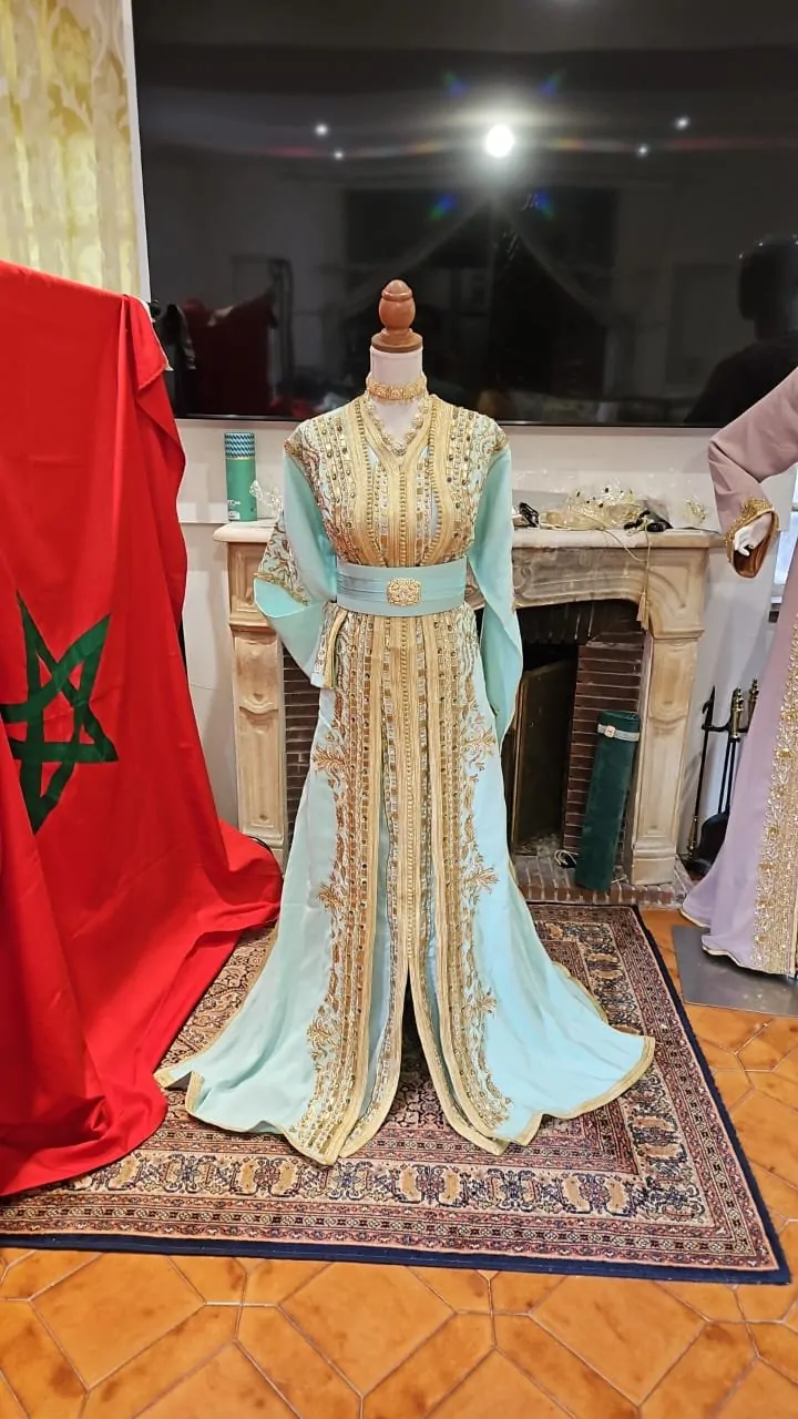 caftan marocain neuf avec accessoires