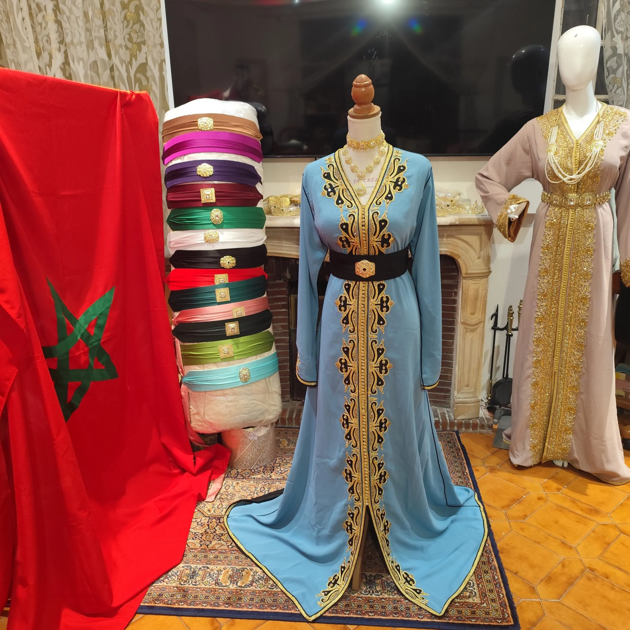 caftan marocain quasi neuf doublé
