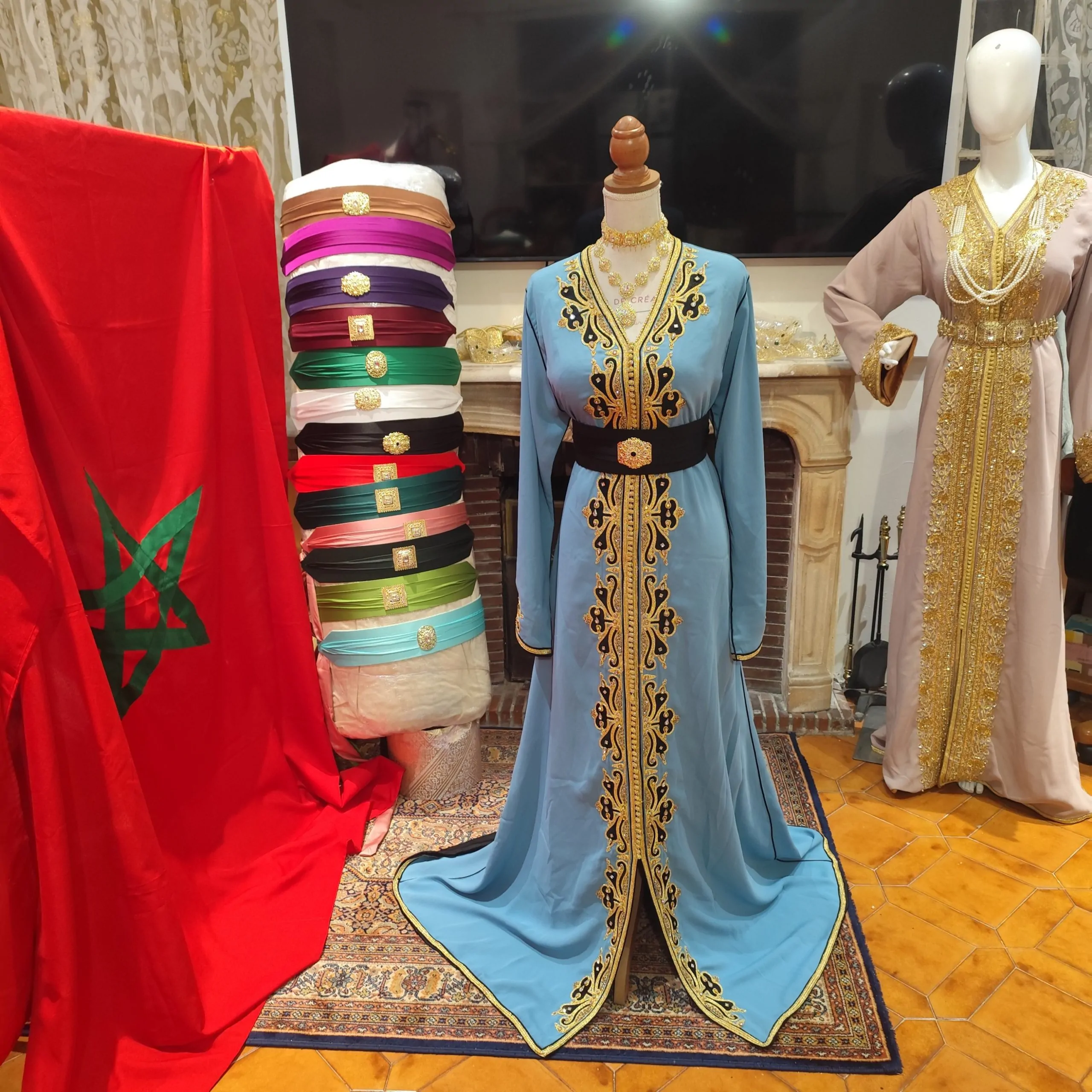 caftan marocain quasi neuf doublé – Image 5