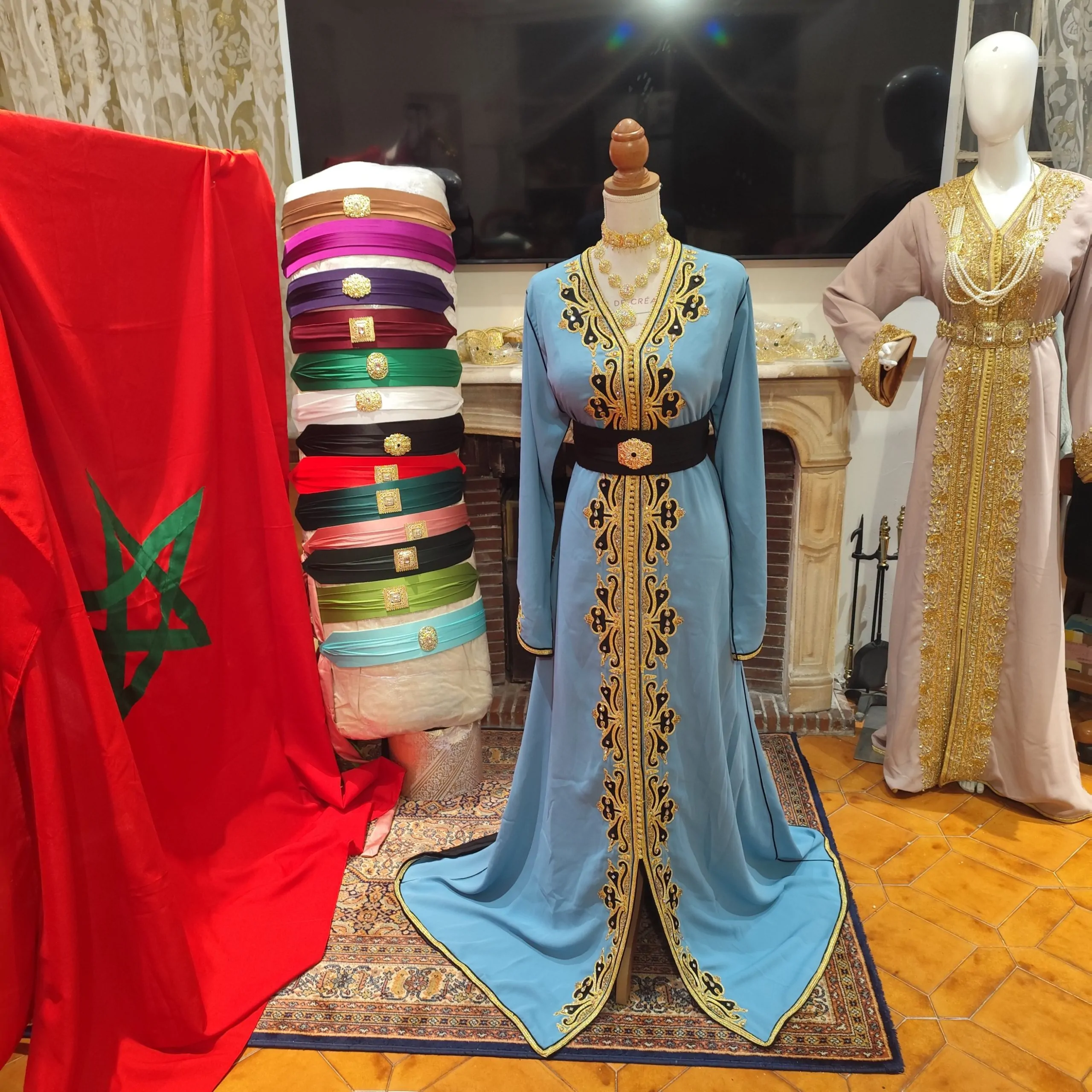 caftan marocain quasi neuf doublé – Image 8