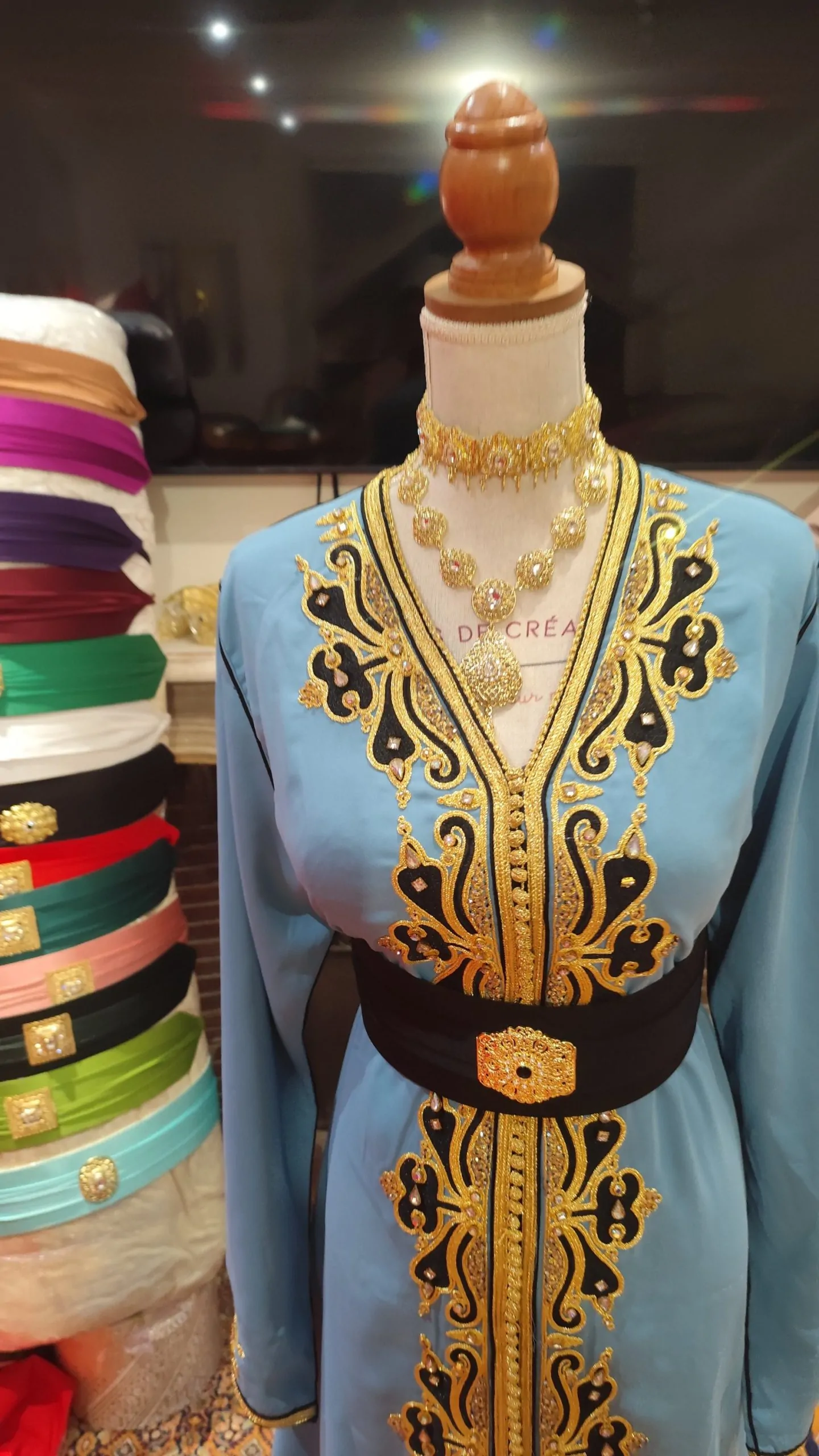 caftan marocain quasi neuf doublé – Image 9