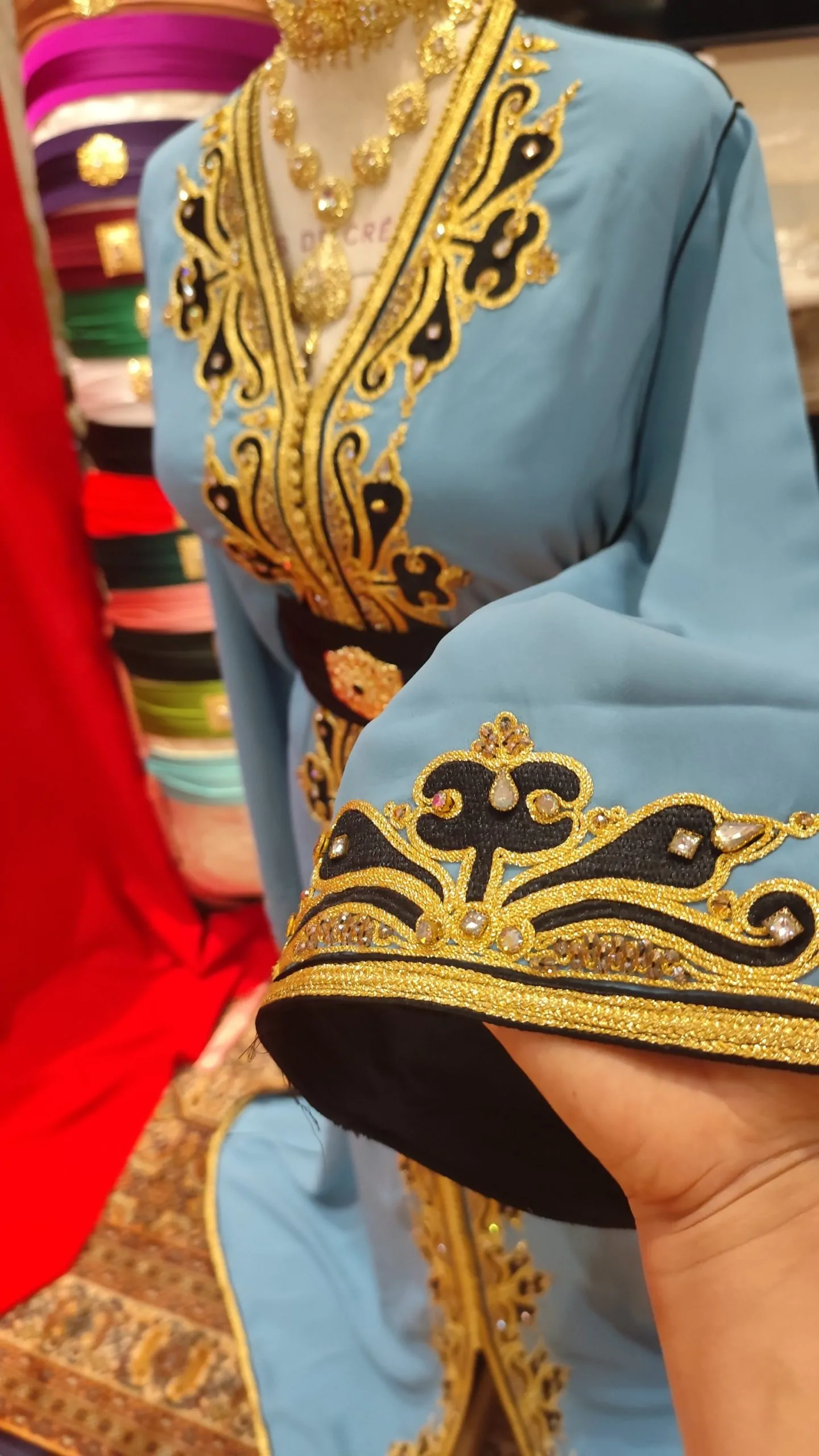 caftan marocain quasi neuf doublé – Image 3