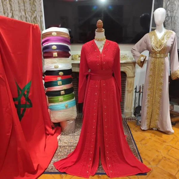 caftan marocain neuf grande taille - Takchita deux pièces — photo 12