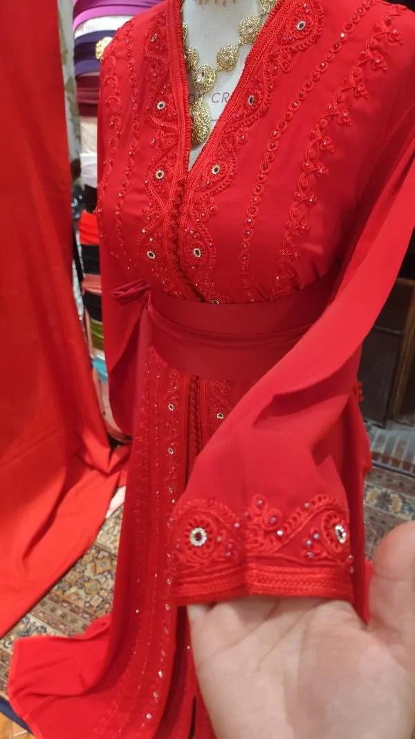 caftan marocain neuf grande taille - Takchita deux pièces — photo 3