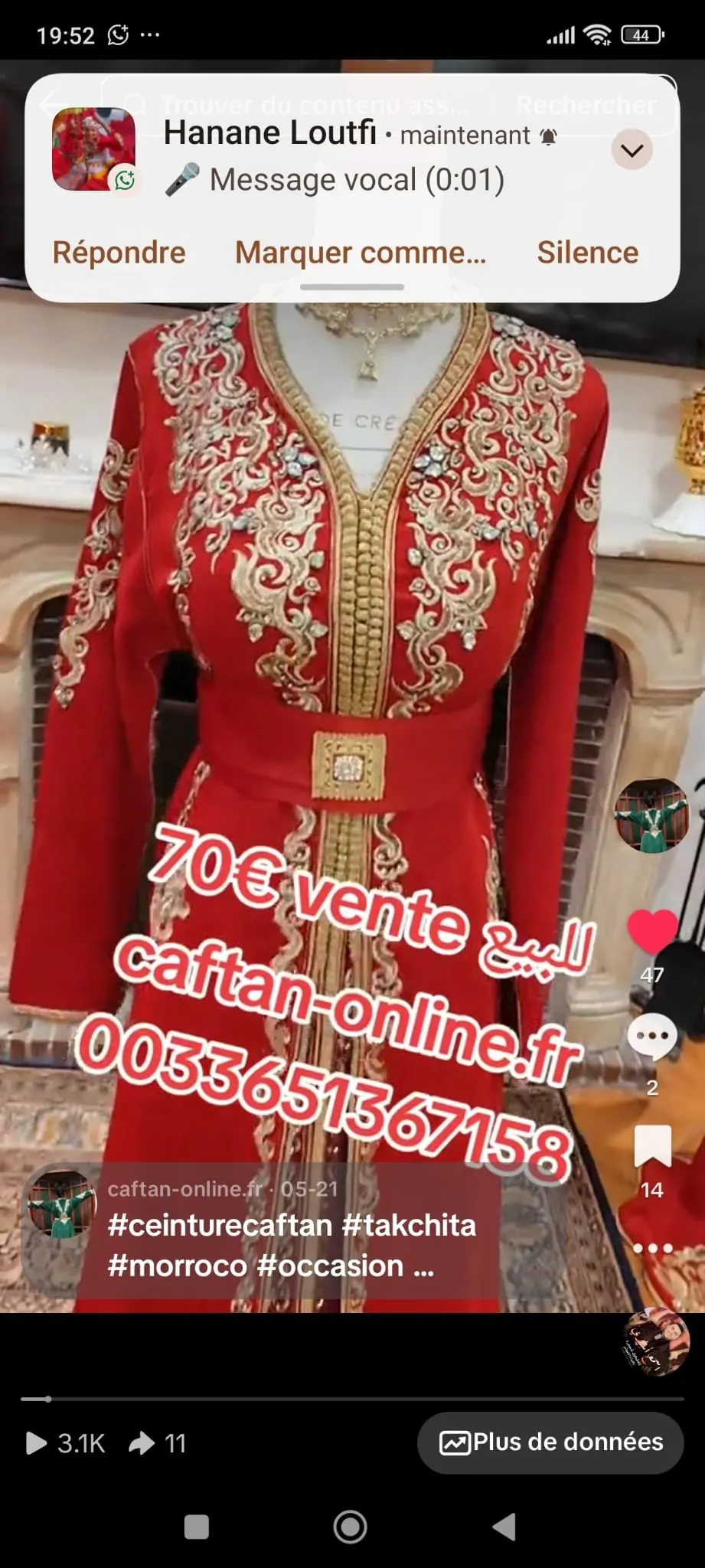 lot caftan marocain – Image 5