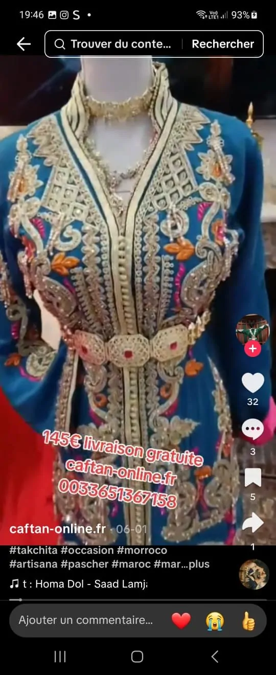 lot caftan marocain