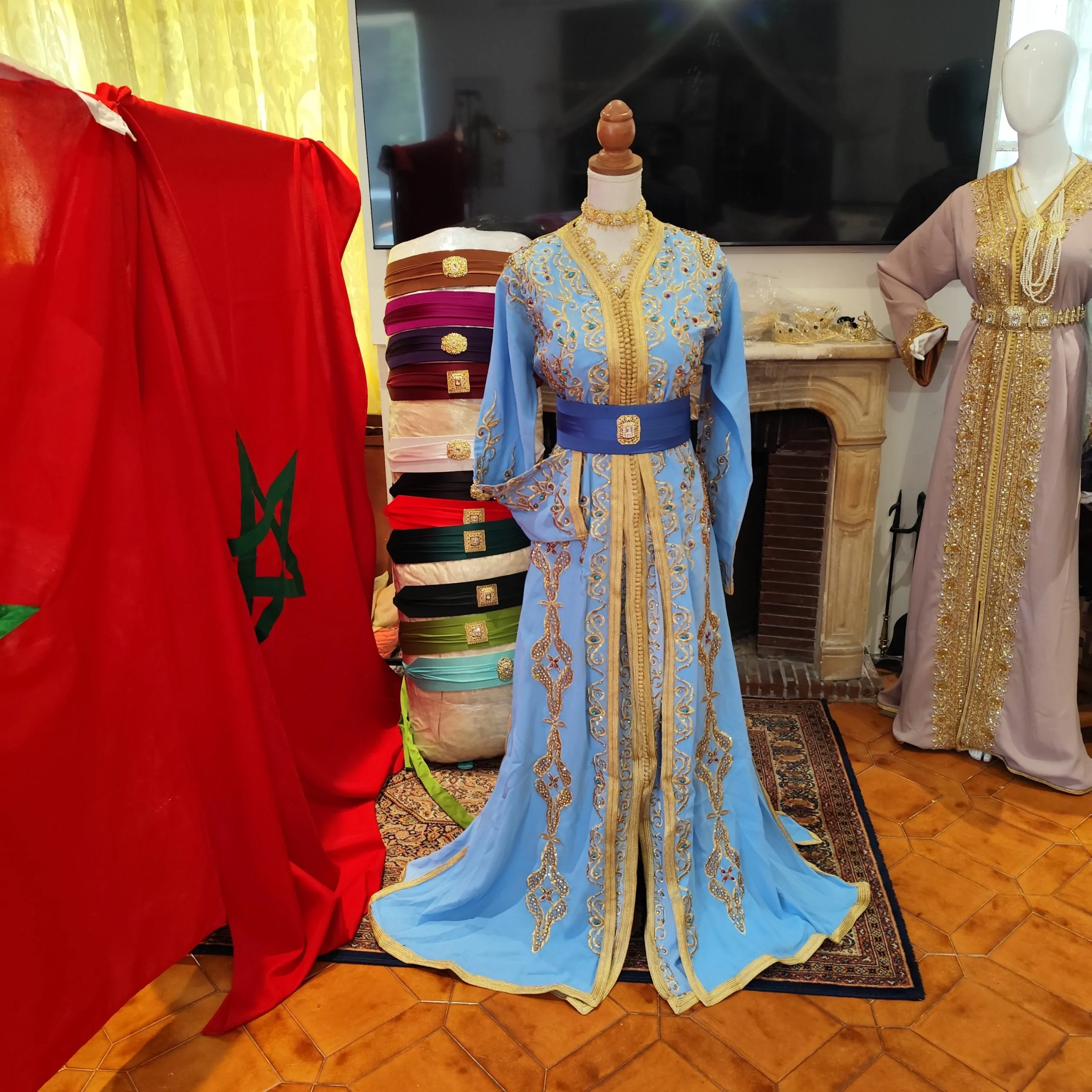 caftan marocain neuf - Takchita deux pièces – Image 13