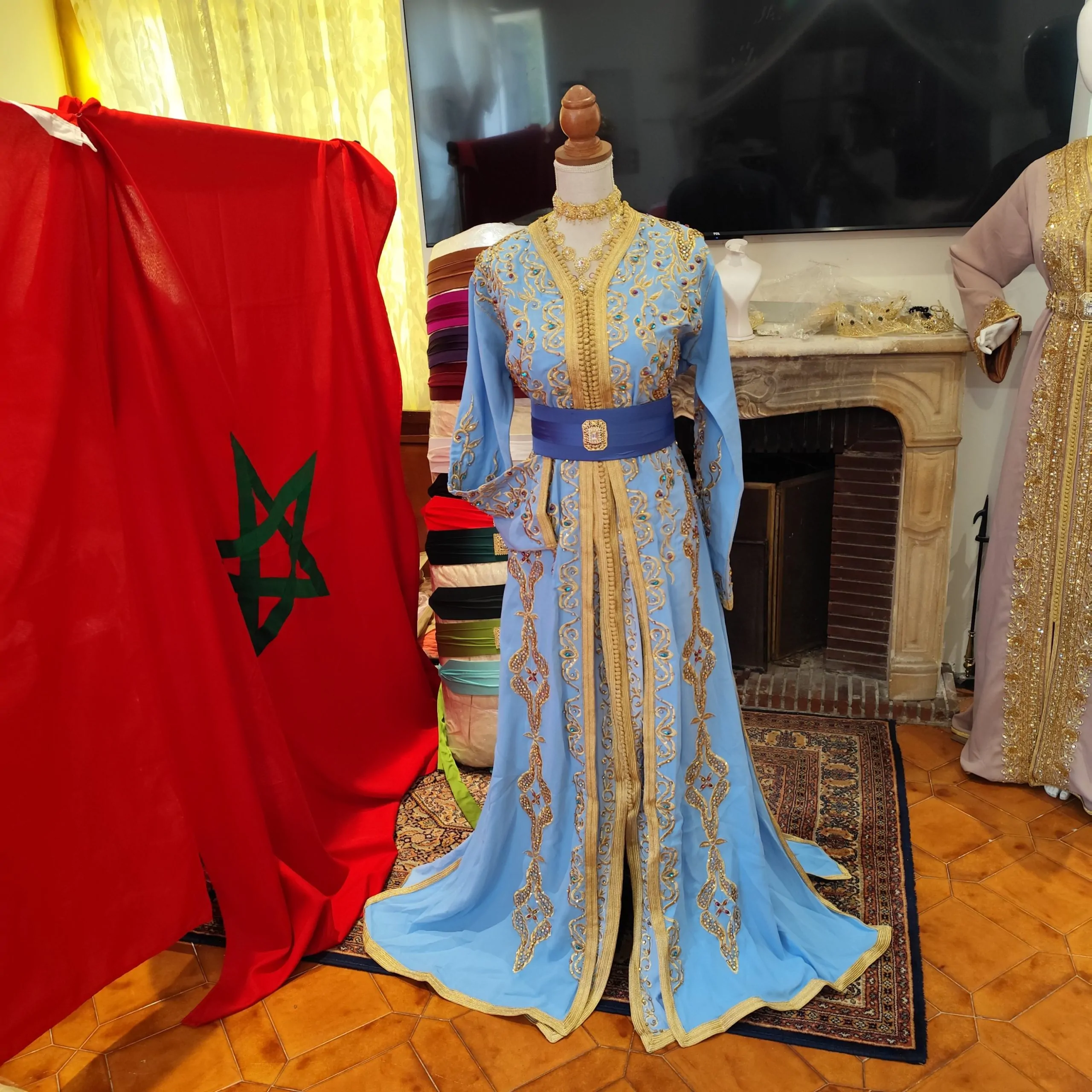 caftan marocain neuf - Takchita deux pièces – Image 14