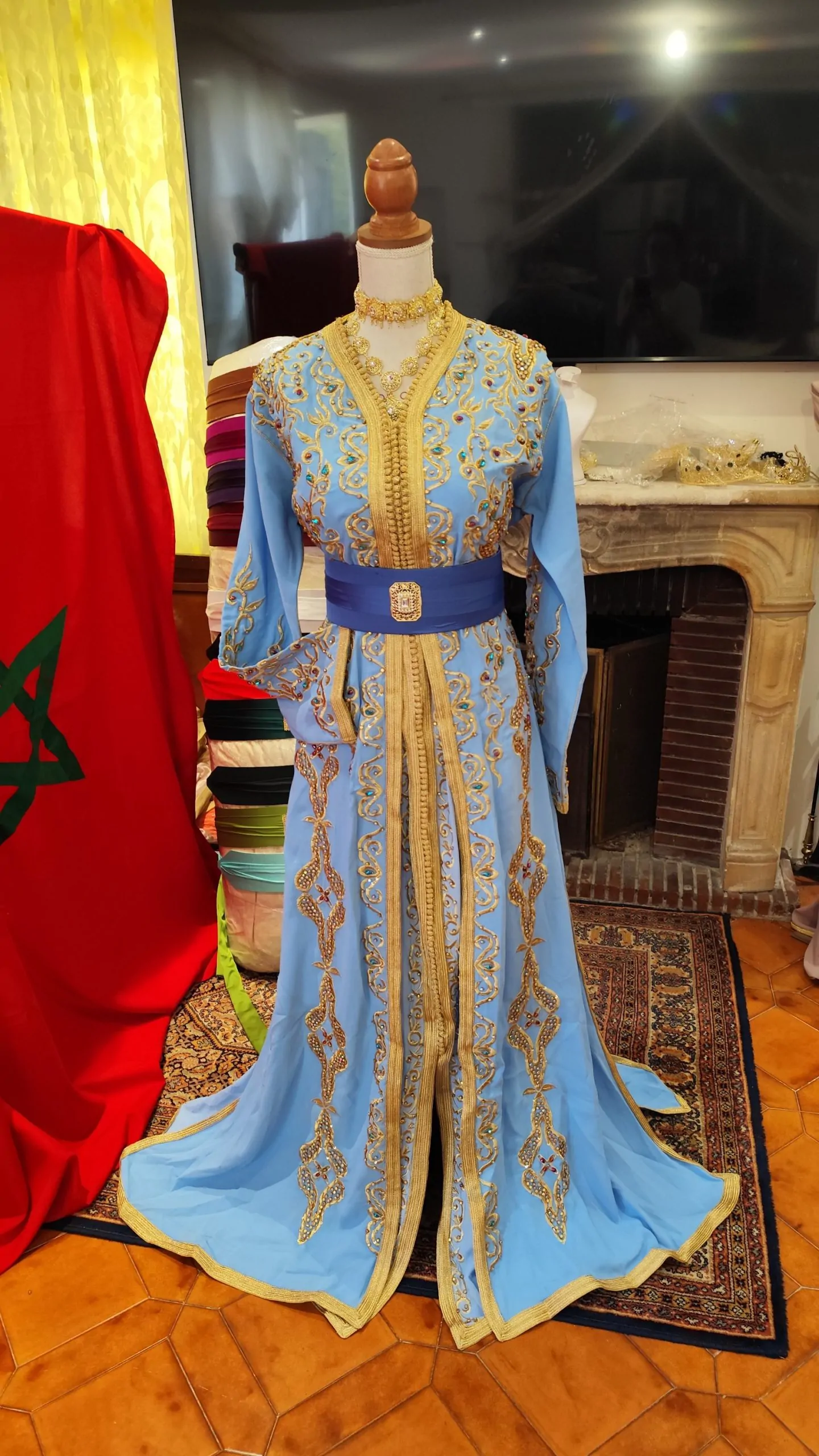 caftan marocain neuf - Takchita deux pièces – Image 8
