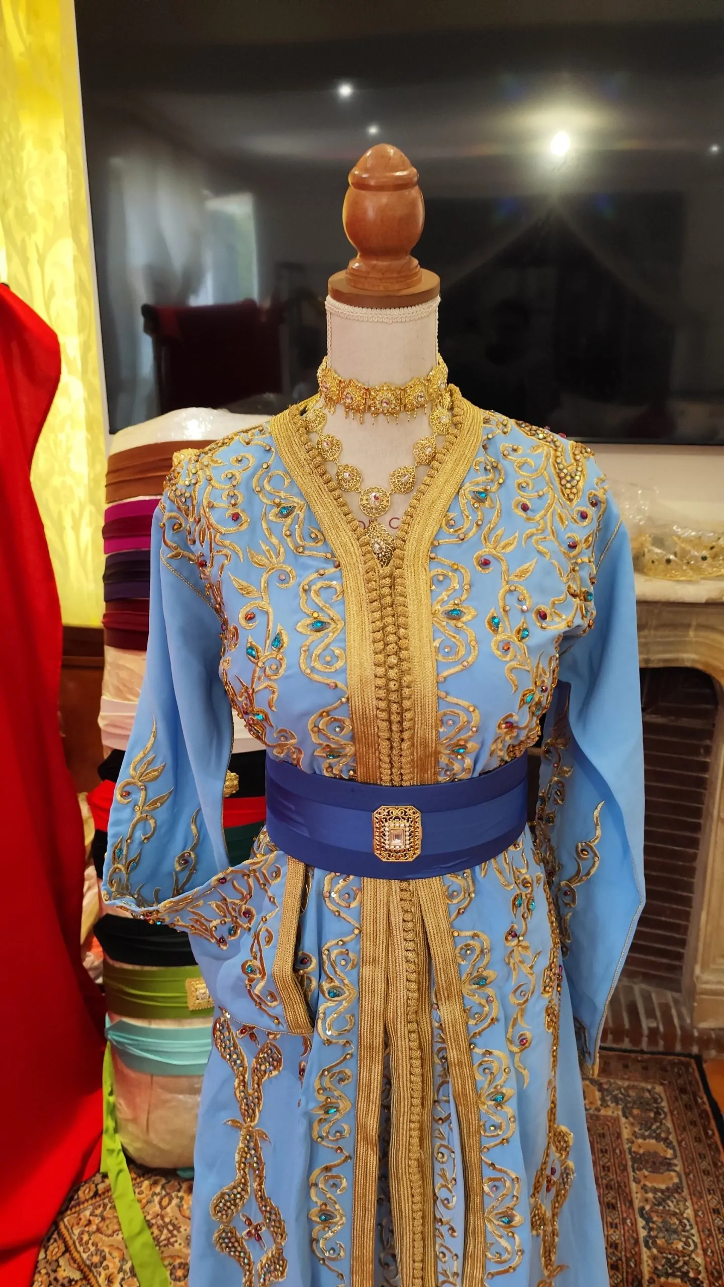 caftan marocain neuf - Takchita deux pièces – Image 9