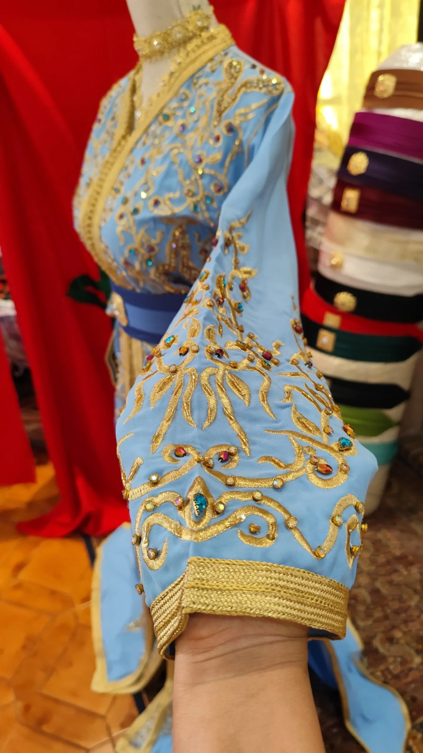 caftan marocain neuf - Takchita deux pièces – Image 4