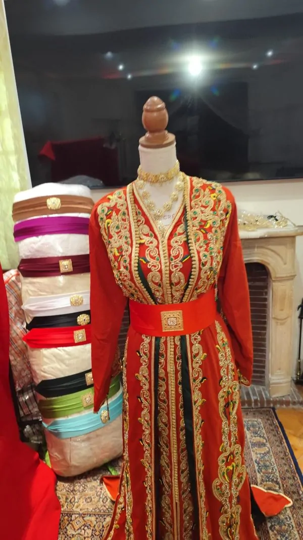 lot deux caftan marocain neuf doublé — photo 3