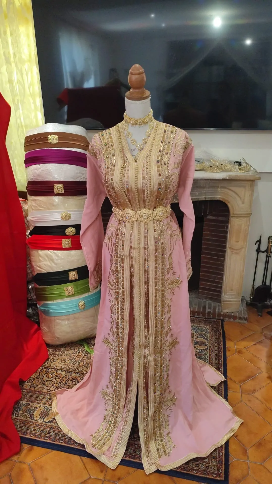 lot deux caftan marocain neuf doublé – Image 13