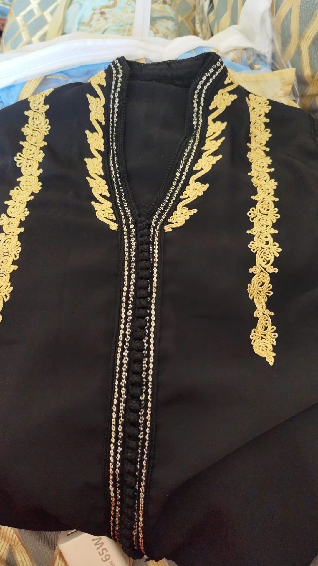lot 3 caftan marocain avec ceinture – Image 2