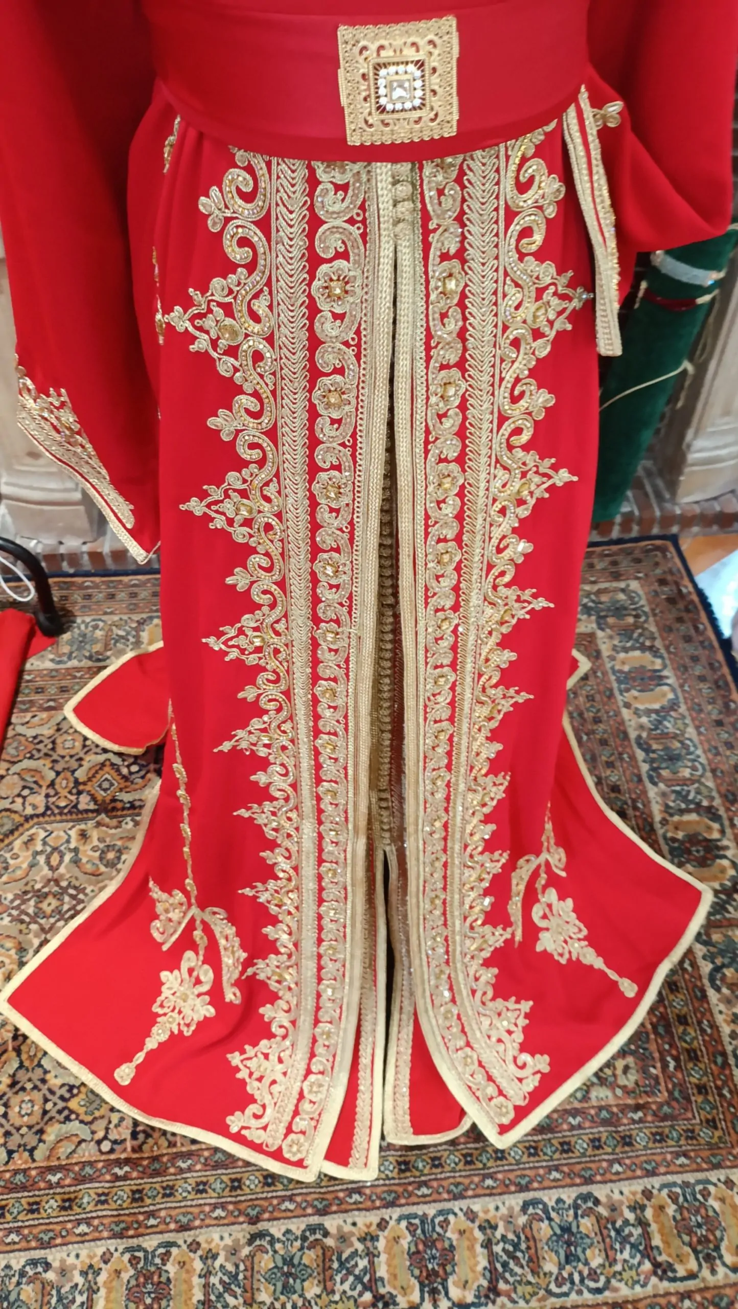 caftan marocain neuf - Grande taille - takchita deux pièces - – Image 6