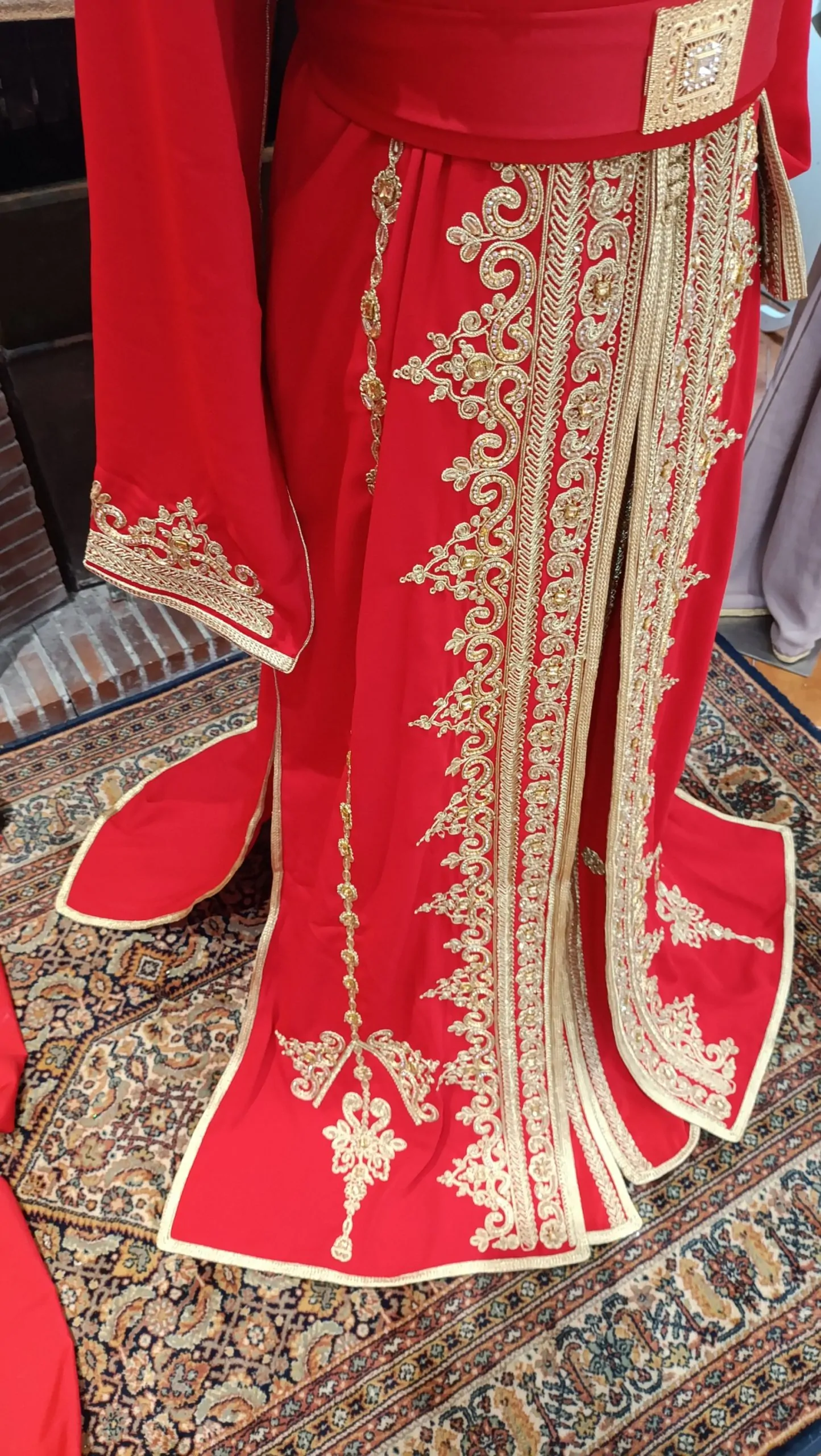 caftan marocain neuf - Grande taille - takchita deux pièces - – Image 8