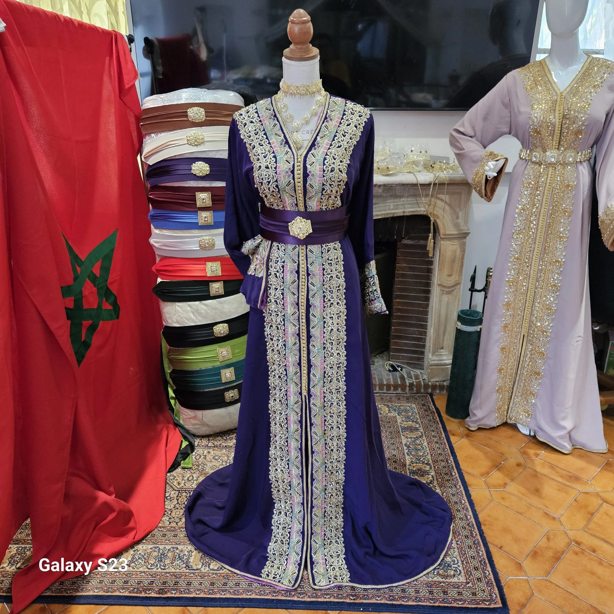 caftan marocain doublé