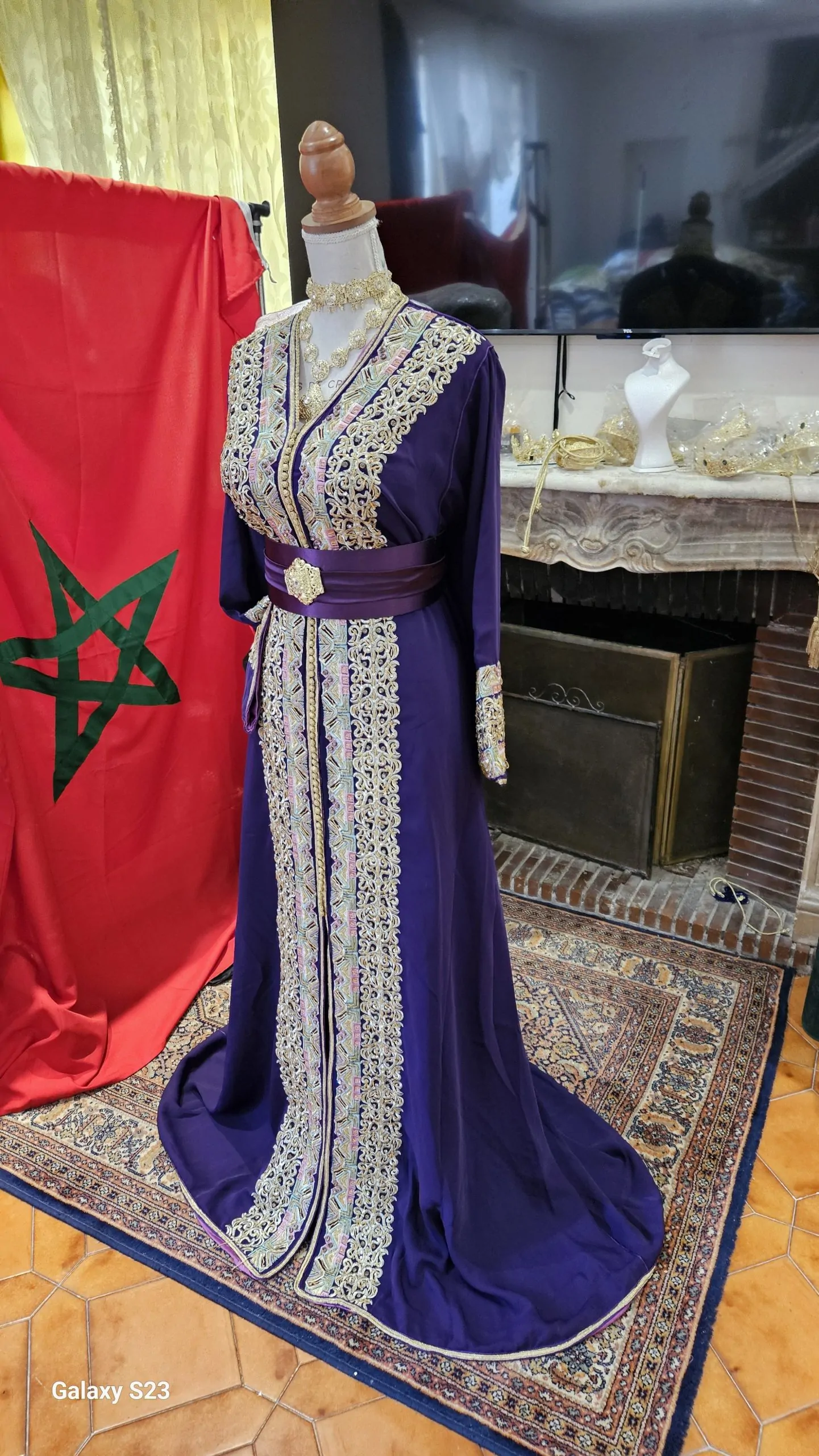 caftan marocain doublé – Image 4