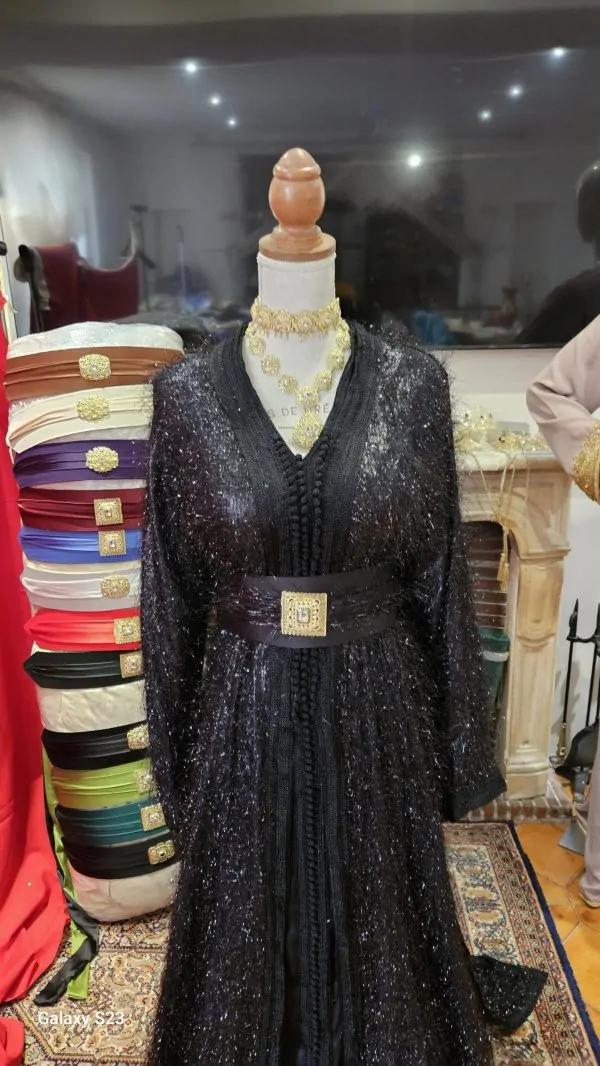 caftan marocain avec la ceinture neuf grande taille - Takchita deux pièces — photo 5