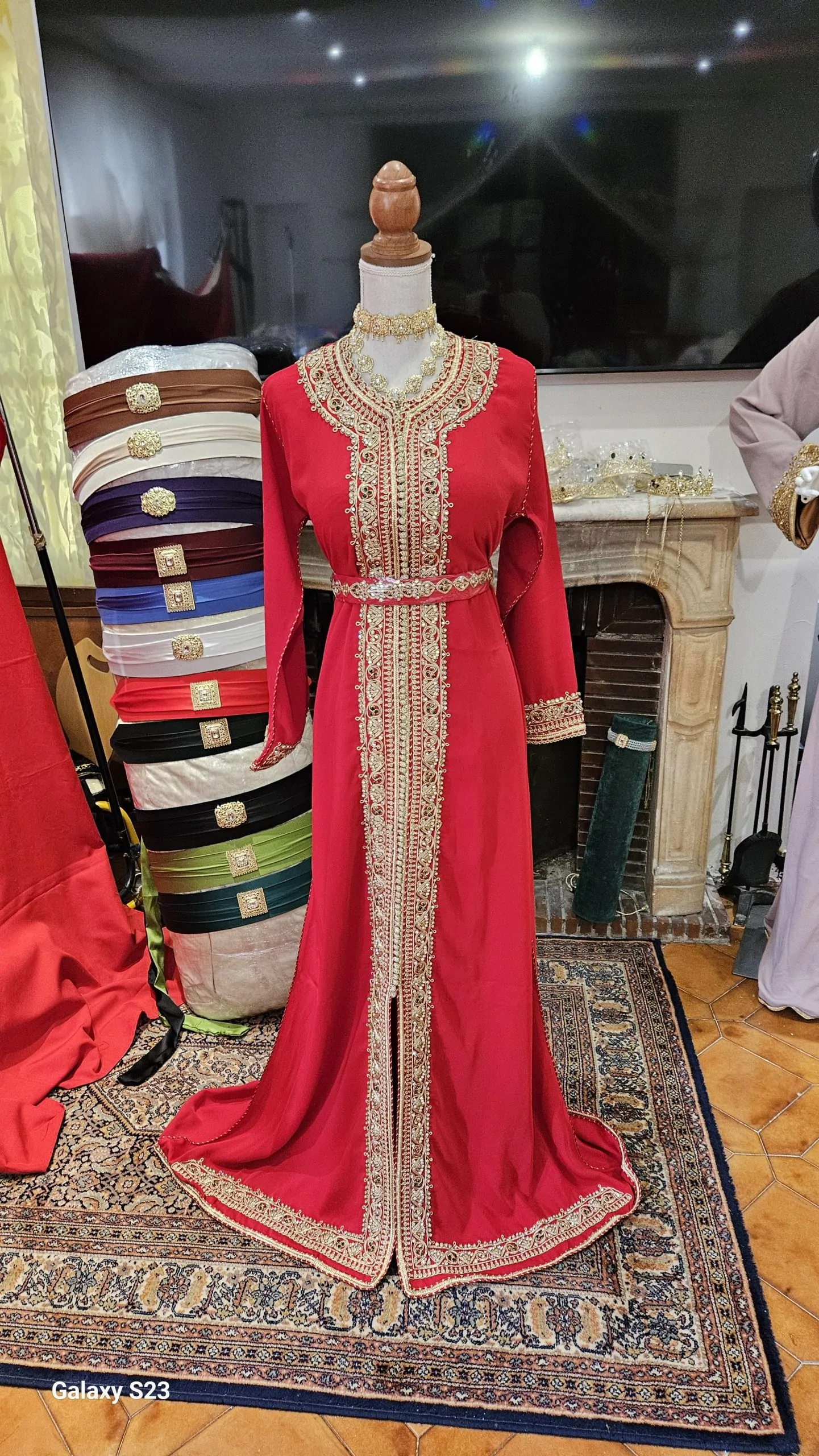 caftan marocain neuf avec ceinture – Image 11