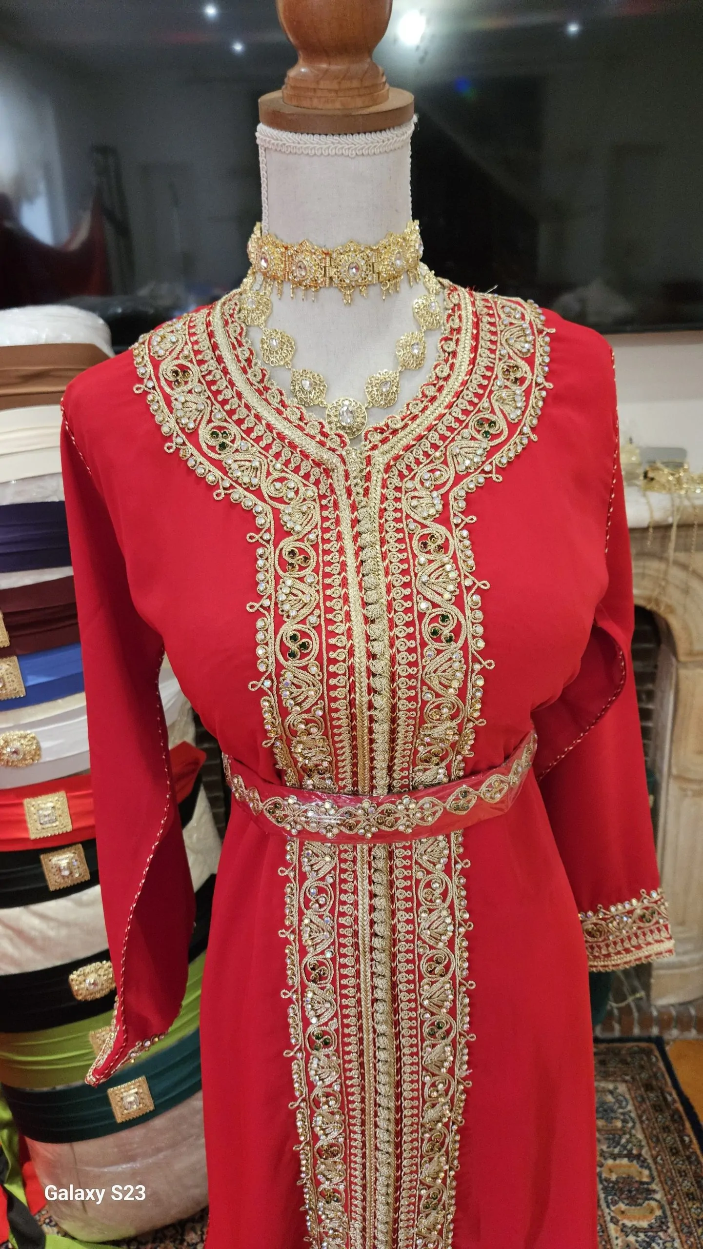 caftan marocain neuf avec ceinture – Image 10