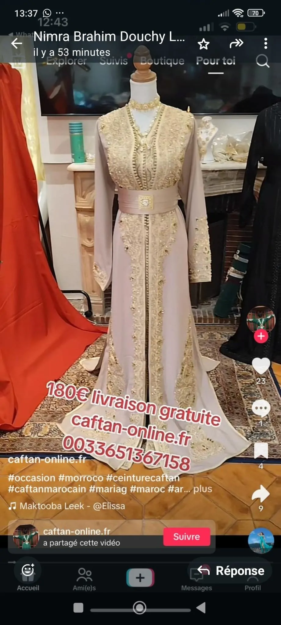 lot caftan