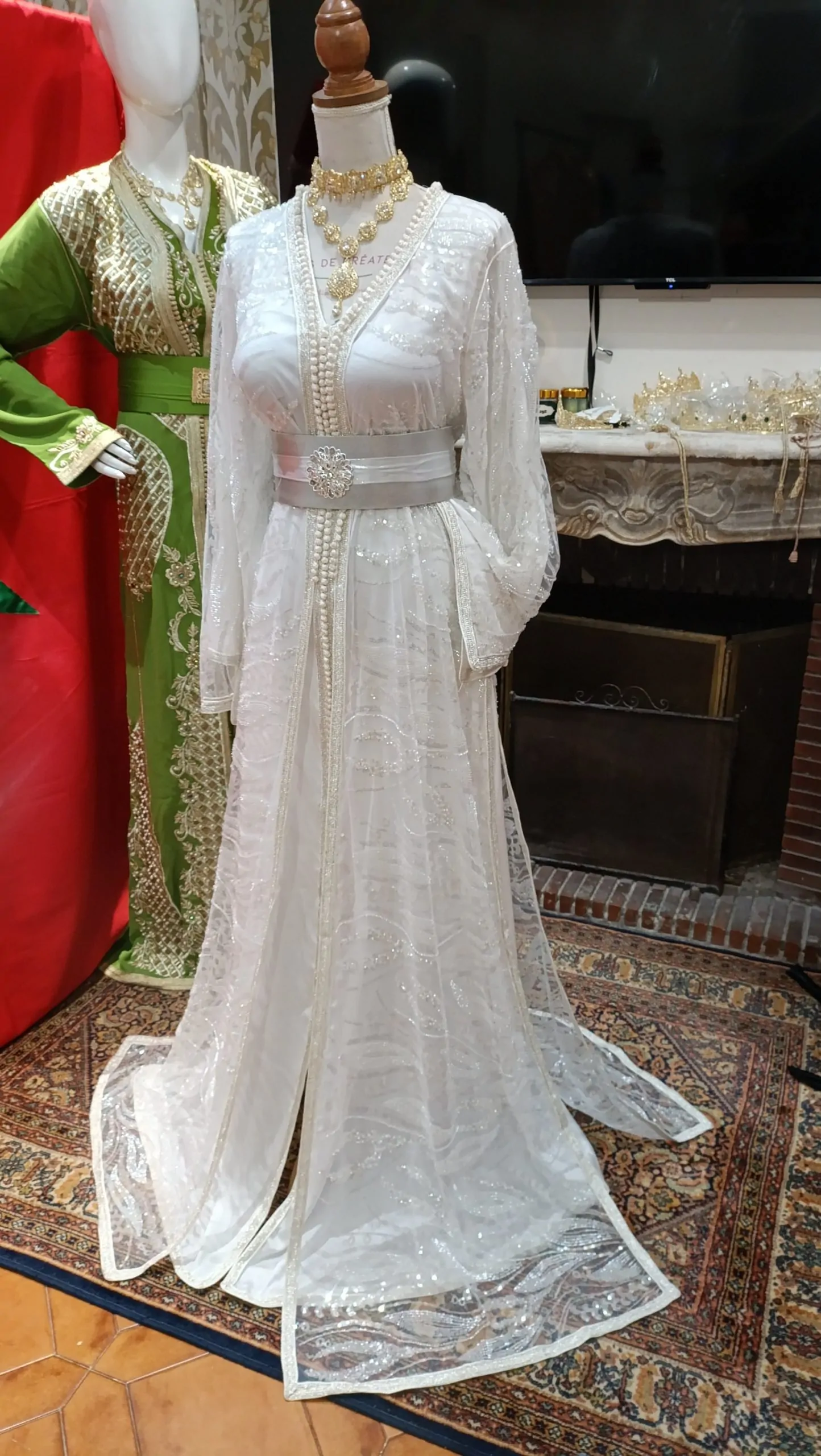 caftan marocain "neuf takchita deux pièces" – Image 3