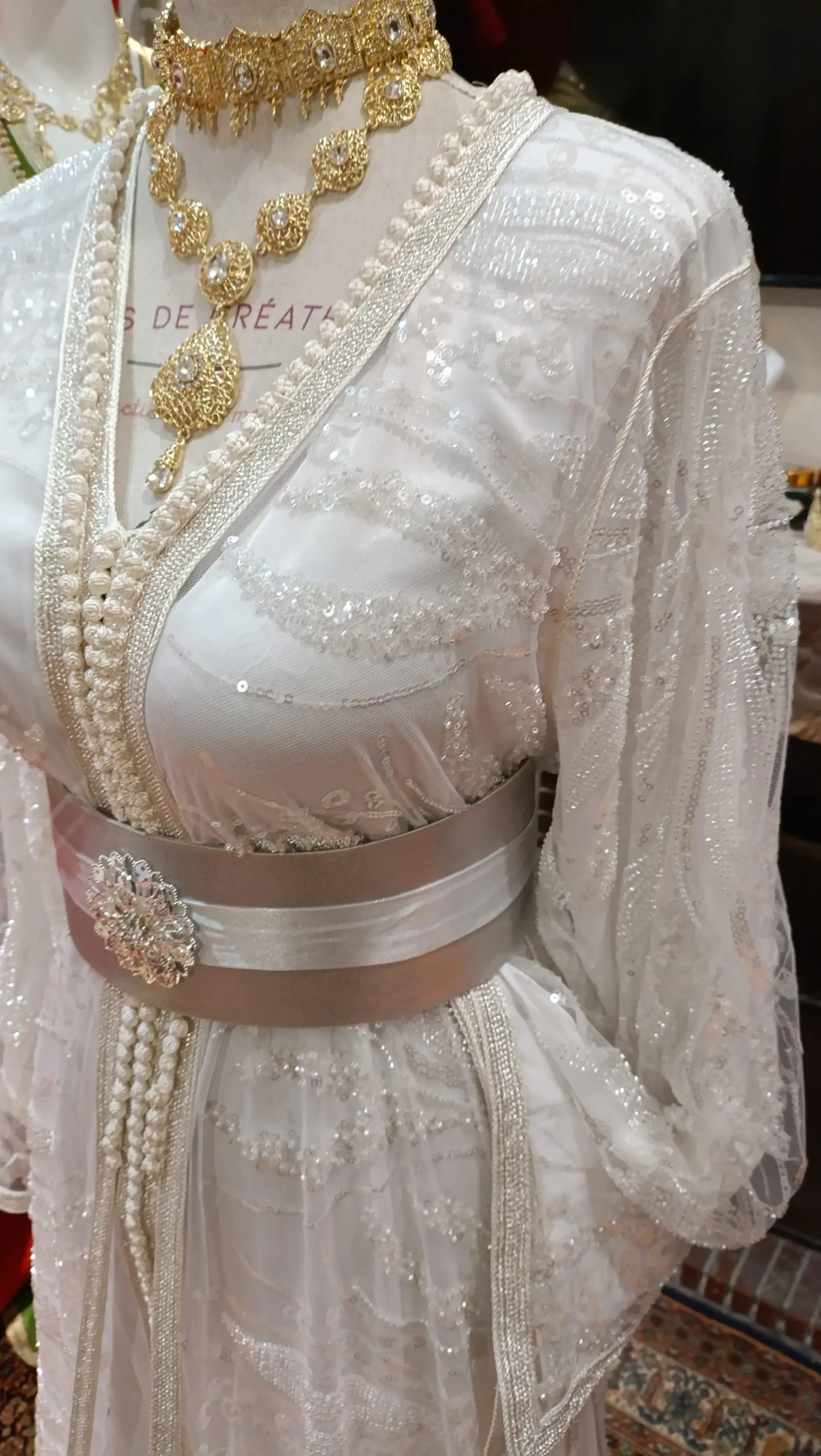 caftan marocain "neuf takchita deux pièces" – Image 5