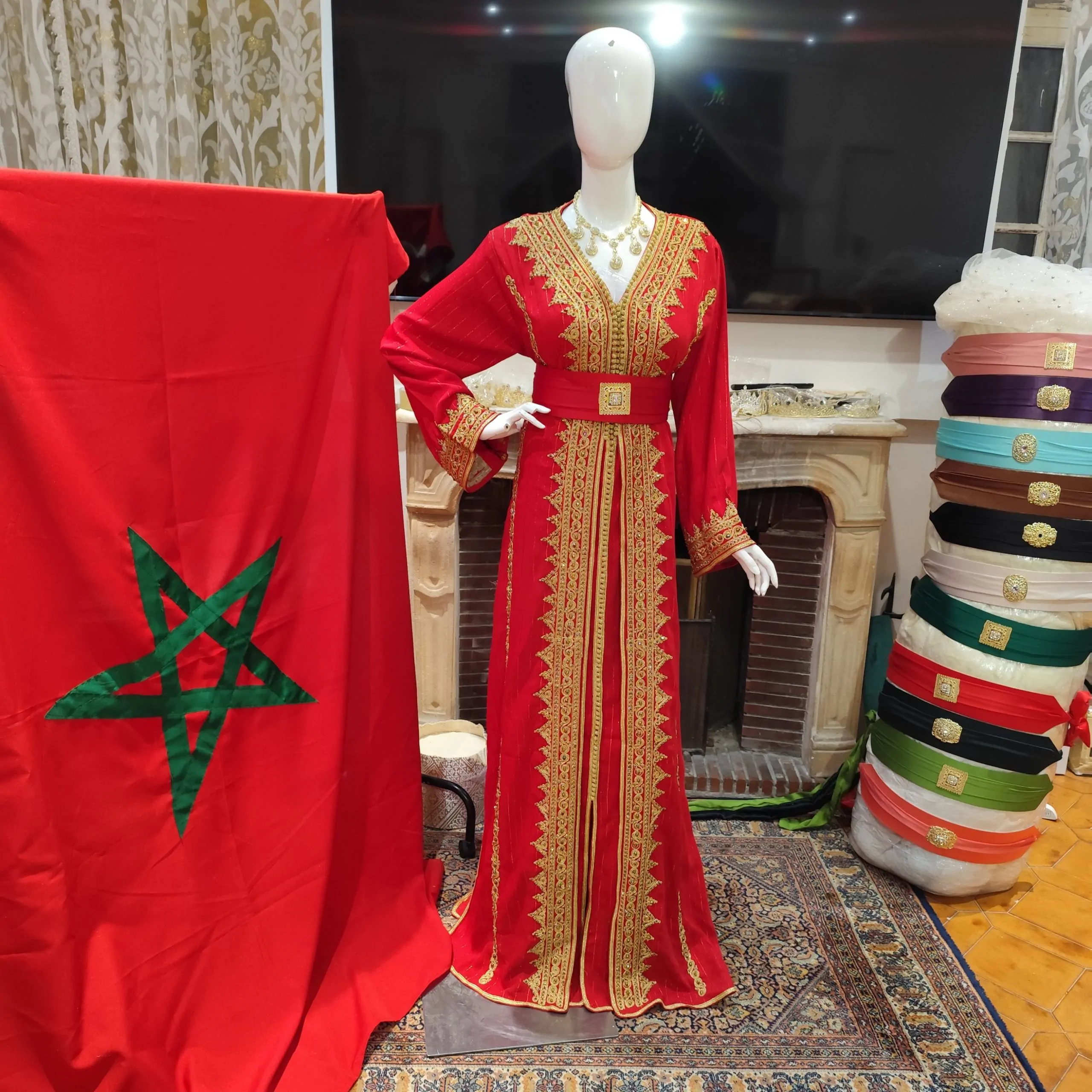 Caftan marocain neuf deux pièces – Image 6