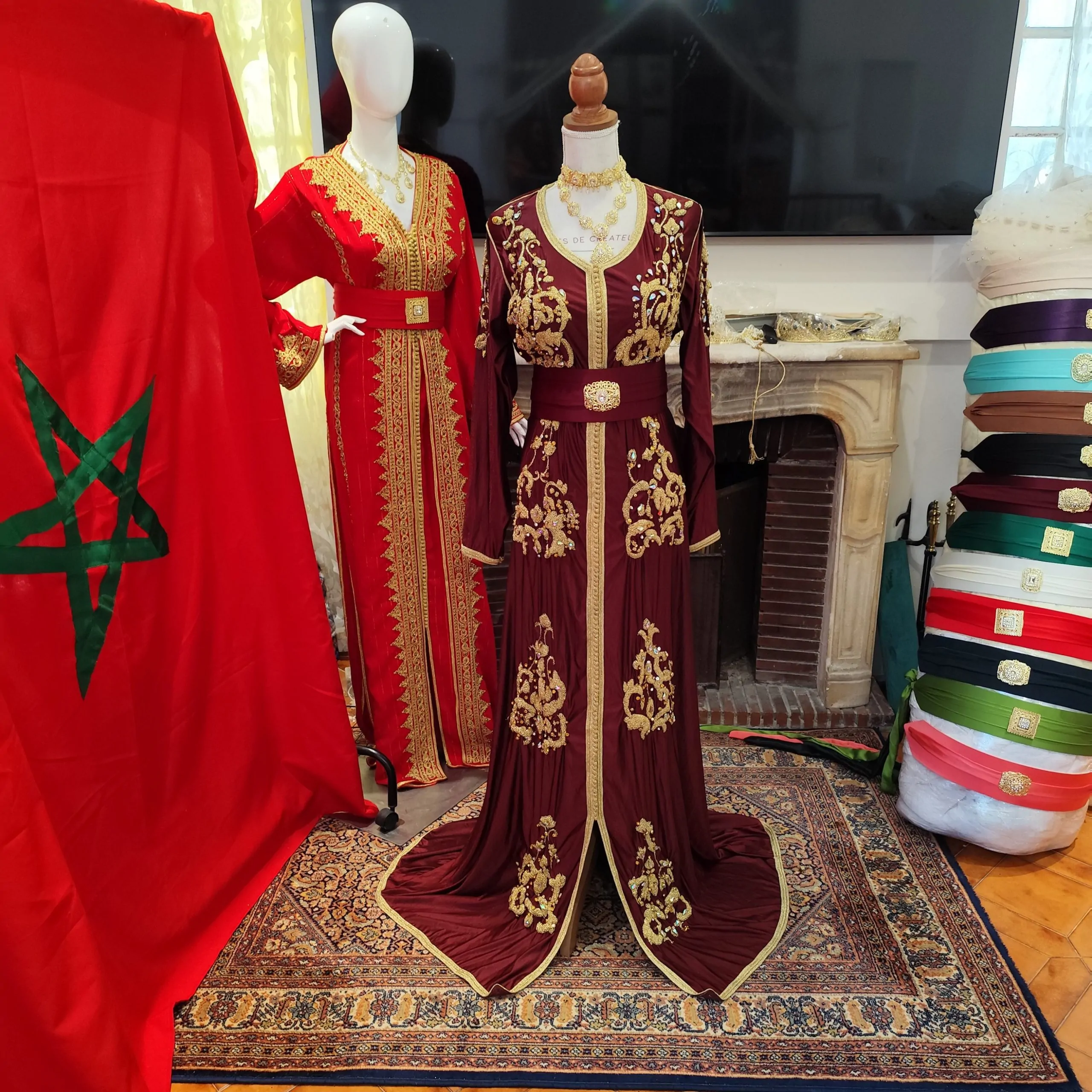 caftan marocain d occasion grande taille – Image 9