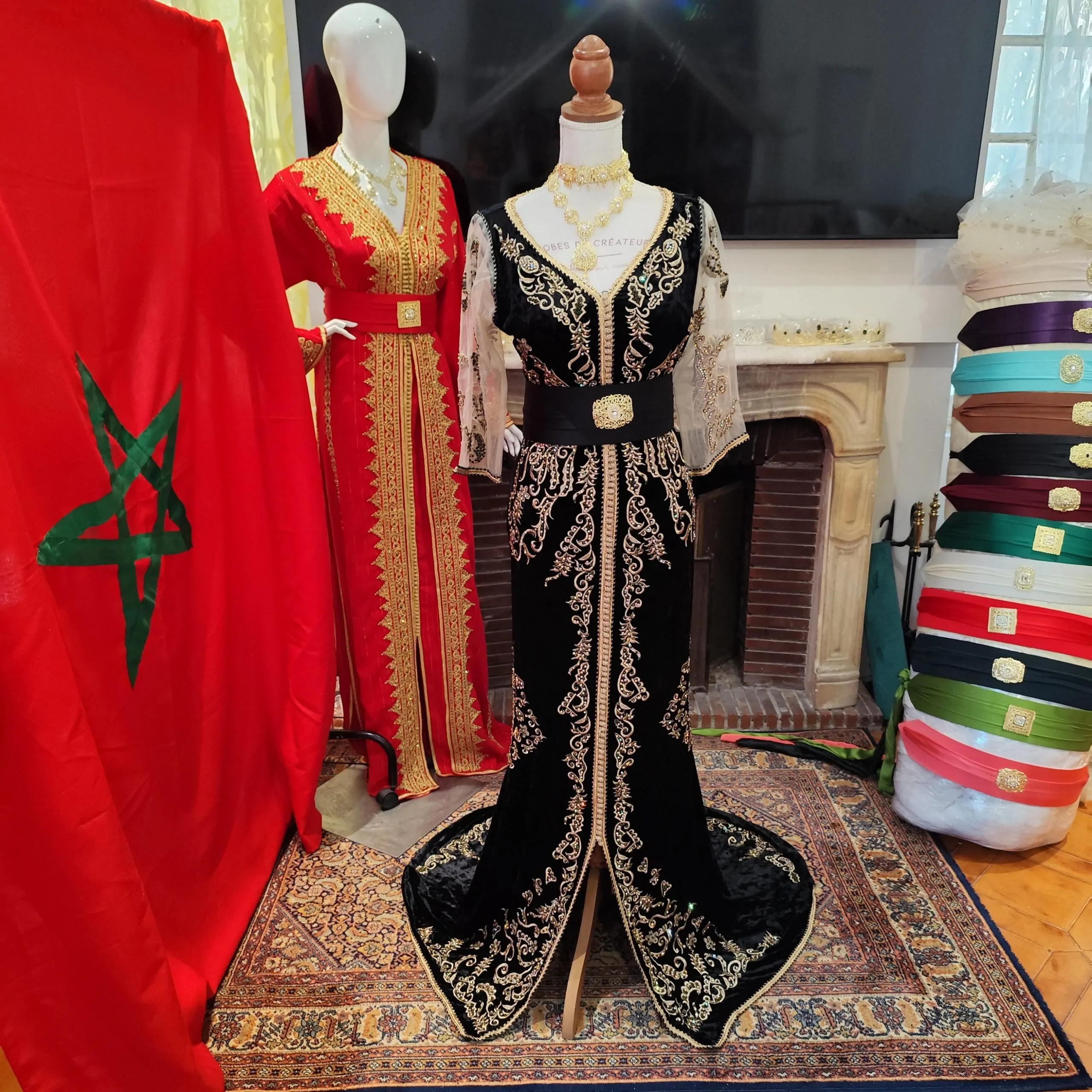 Caftan marocain neuf avec treine – Image 9
