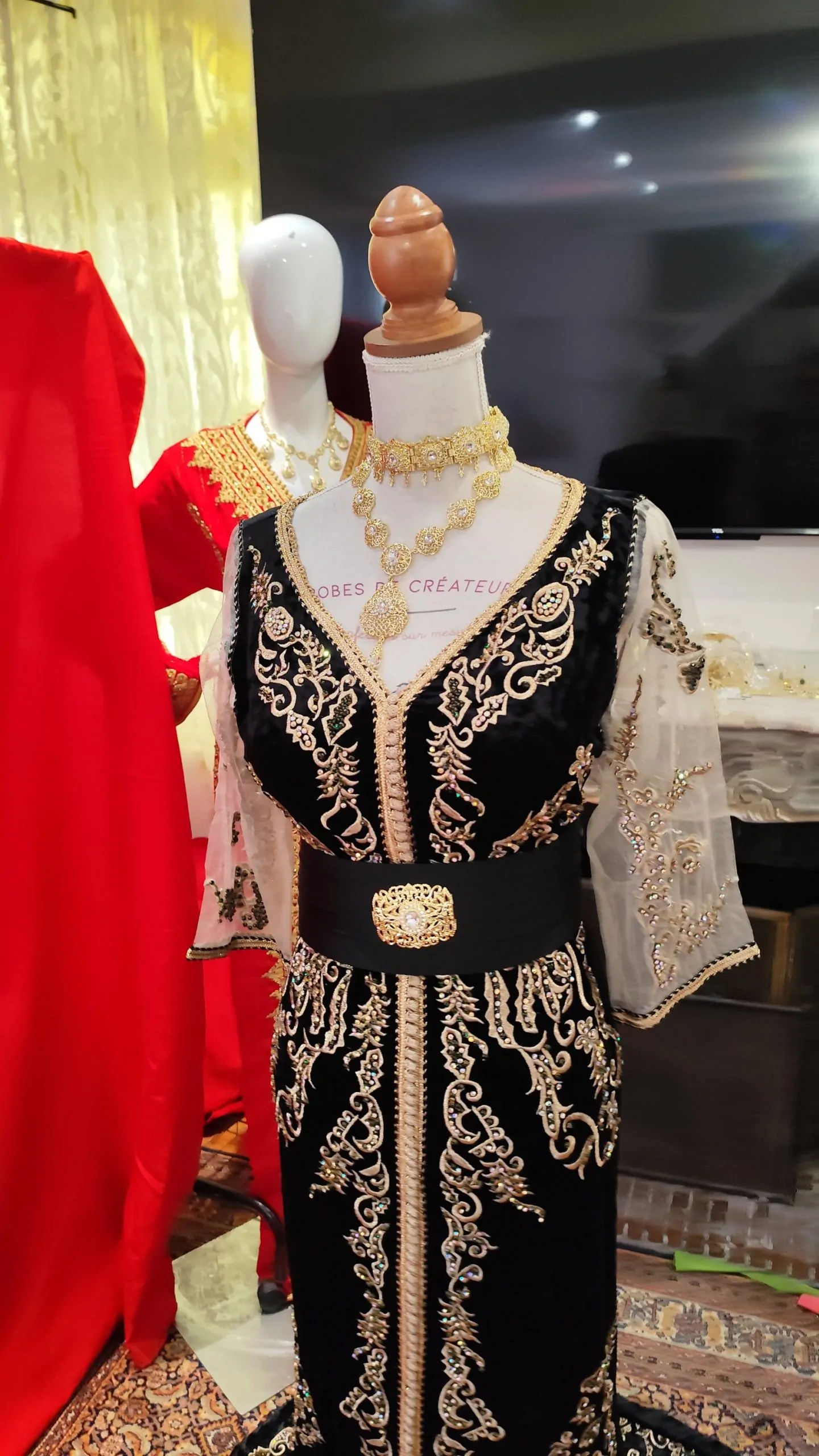 Caftan marocain neuf avec treine – Image 2