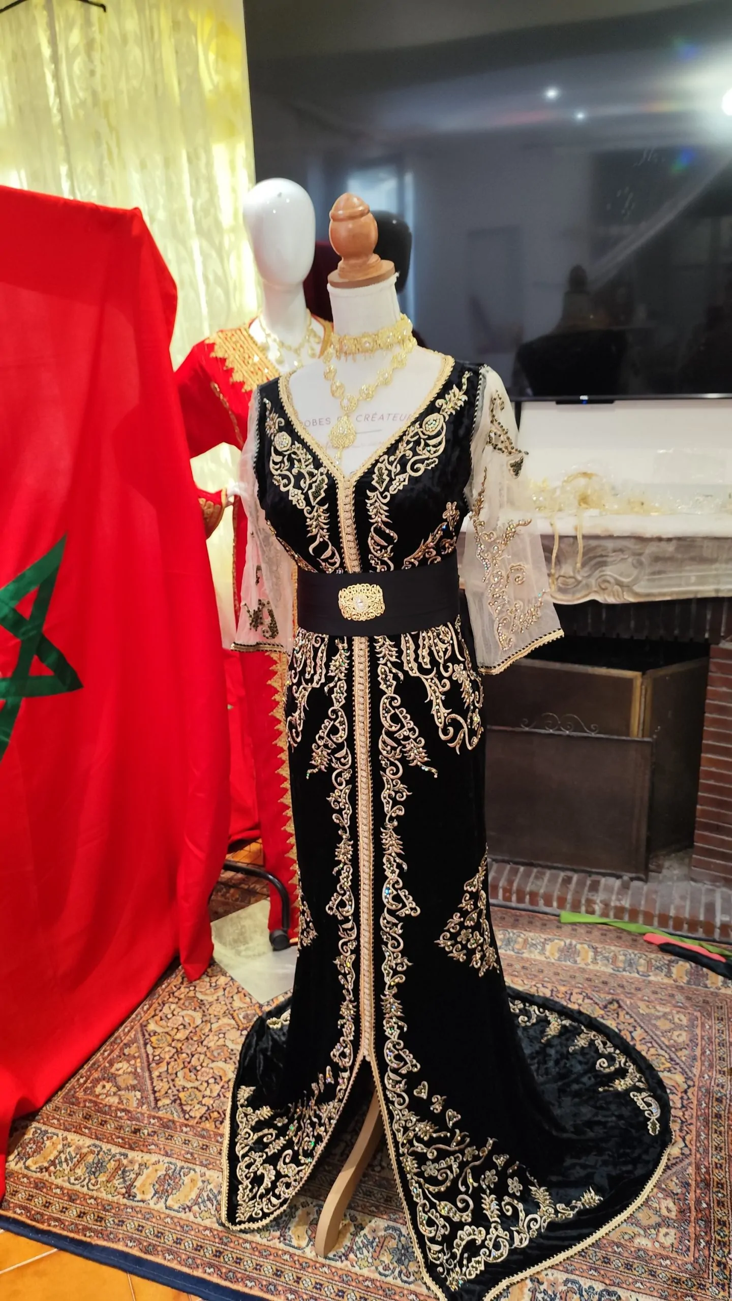Caftan marocain neuf avec treine – Image 4