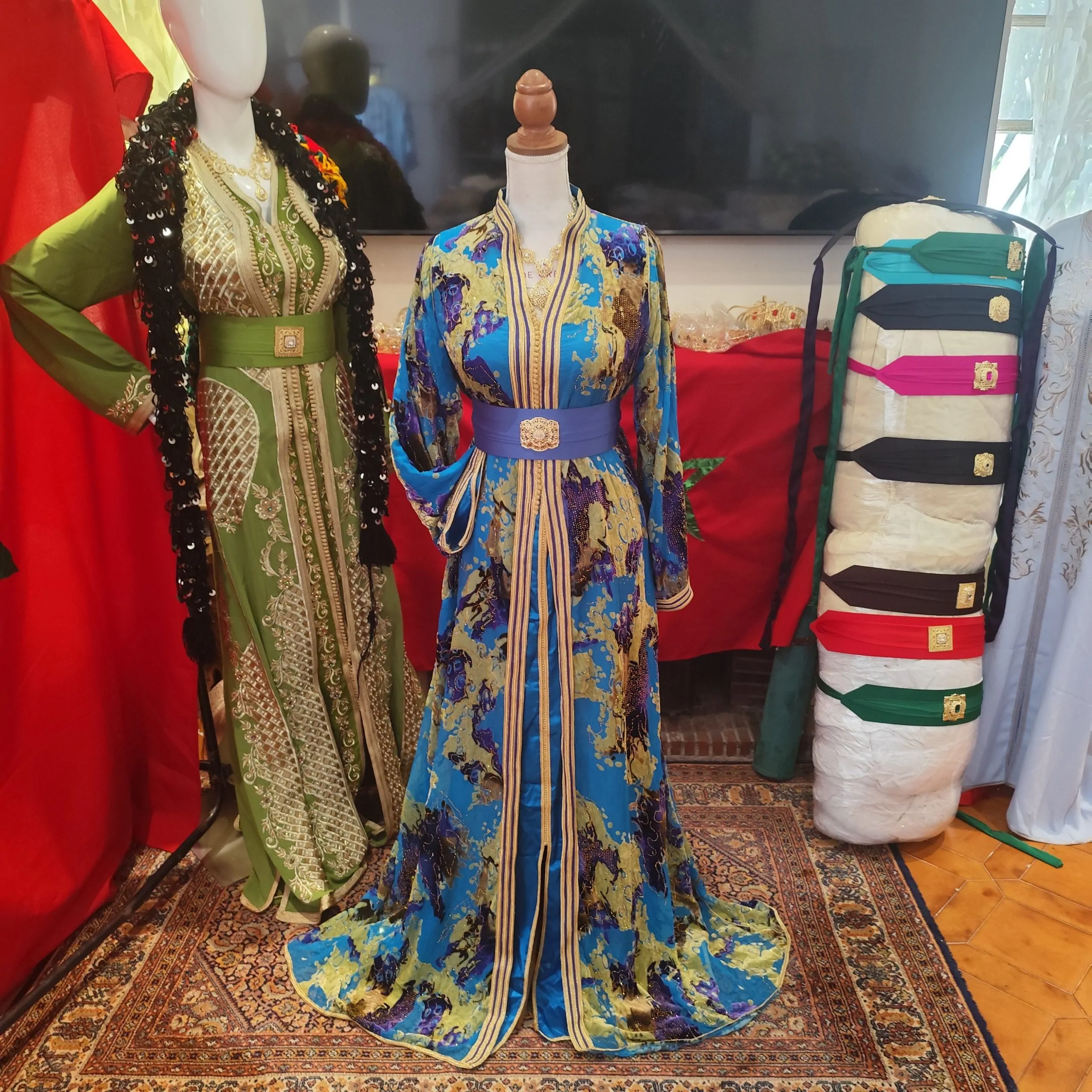 caftan marocain d occasion avec ceinture