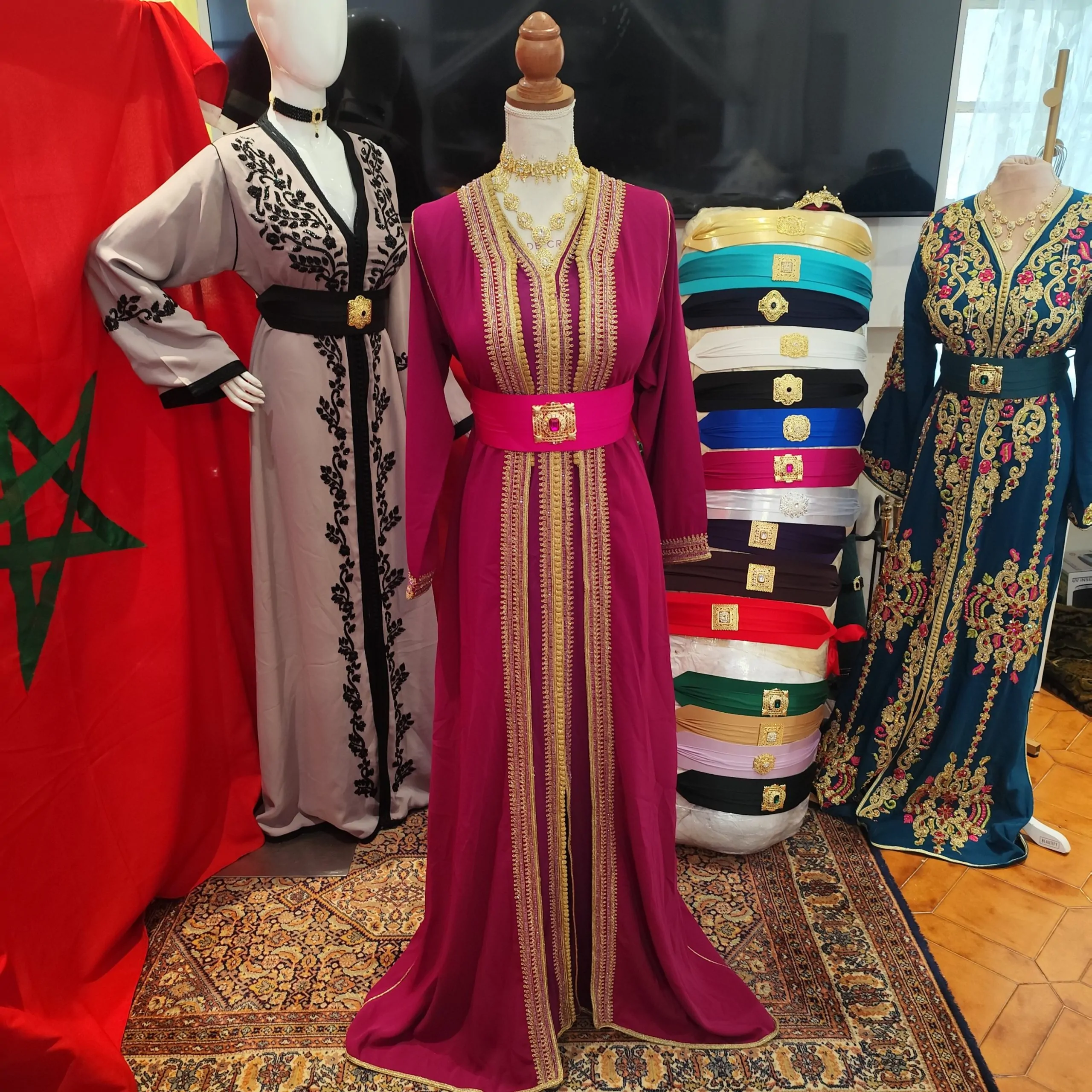 caftan marocain d occasion plus la ceinture – Image 12