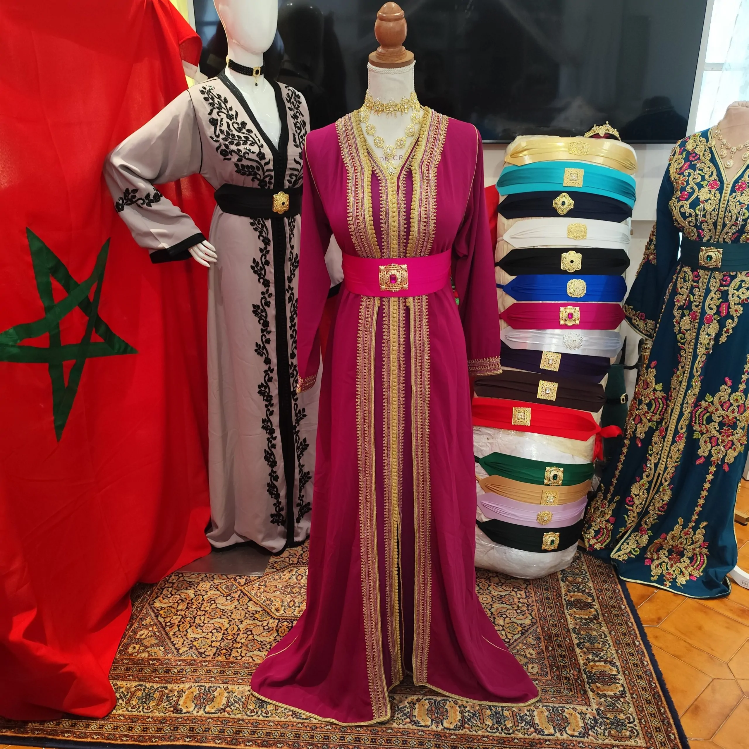 caftan marocain d occasion plus la ceinture – Image 11