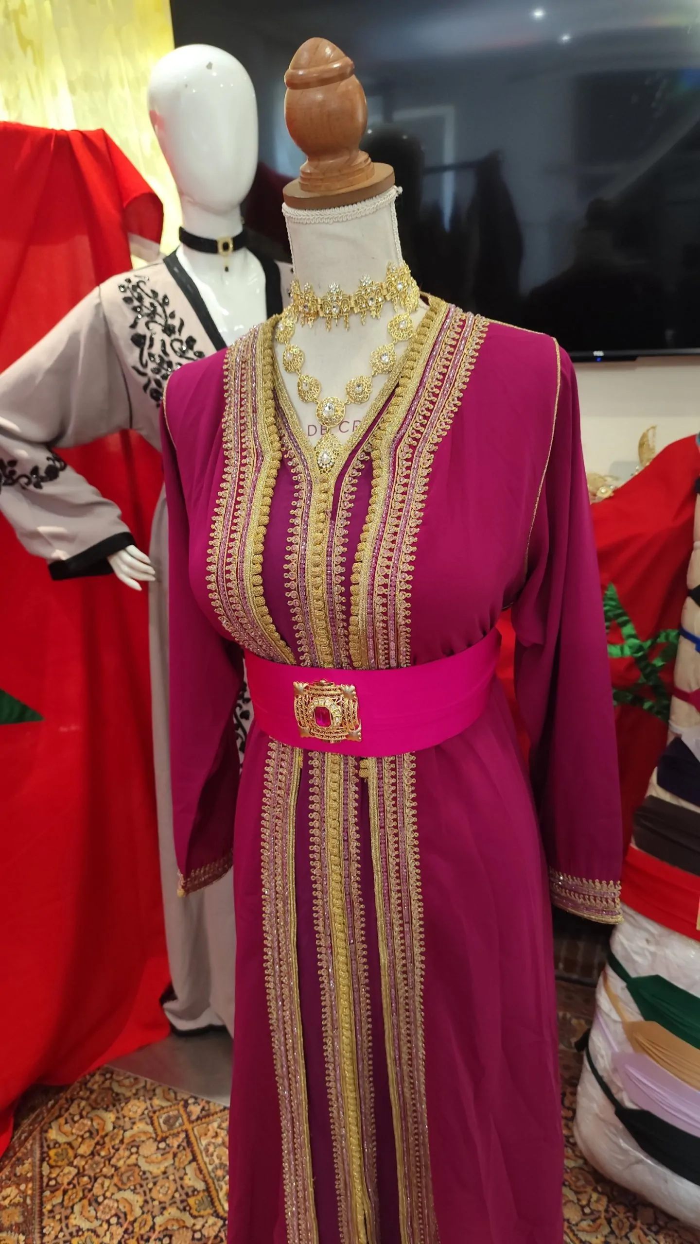 caftan marocain d occasion plus la ceinture – Image 7